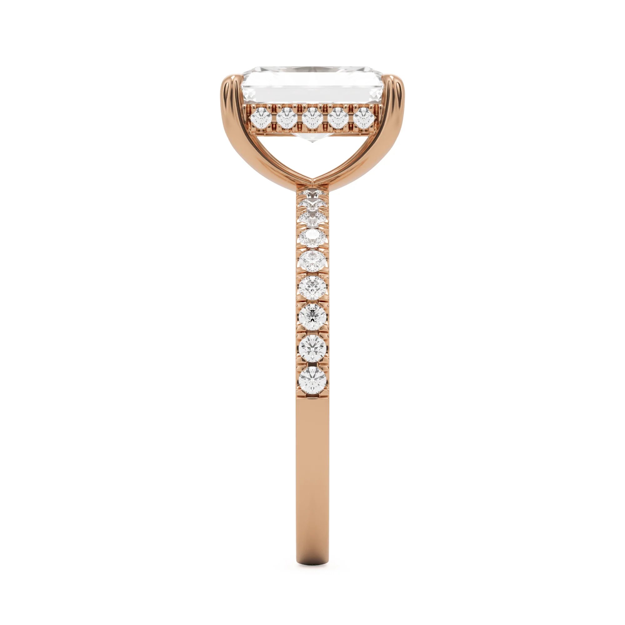 The Radiant Hidden Halo Pavé