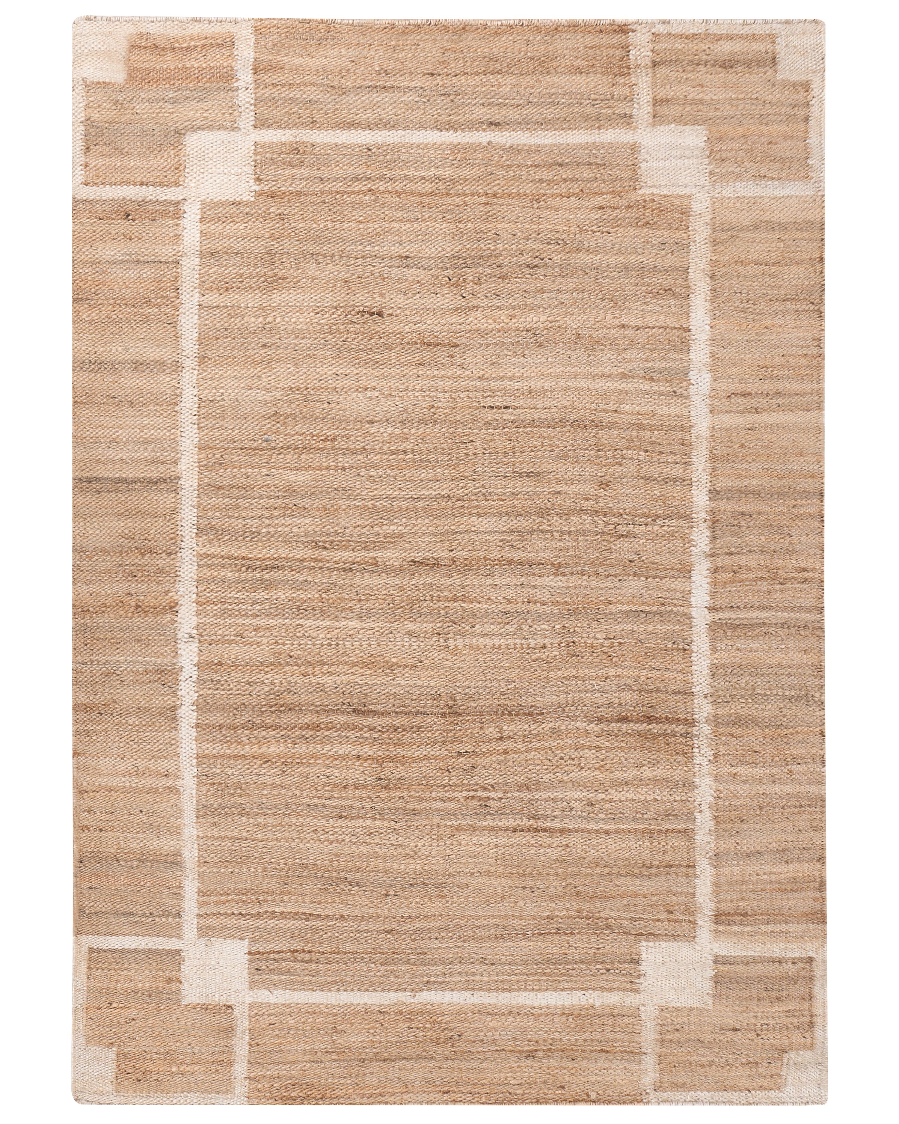 Rug GONDIA Light Beige 160 x 230 cm Jute