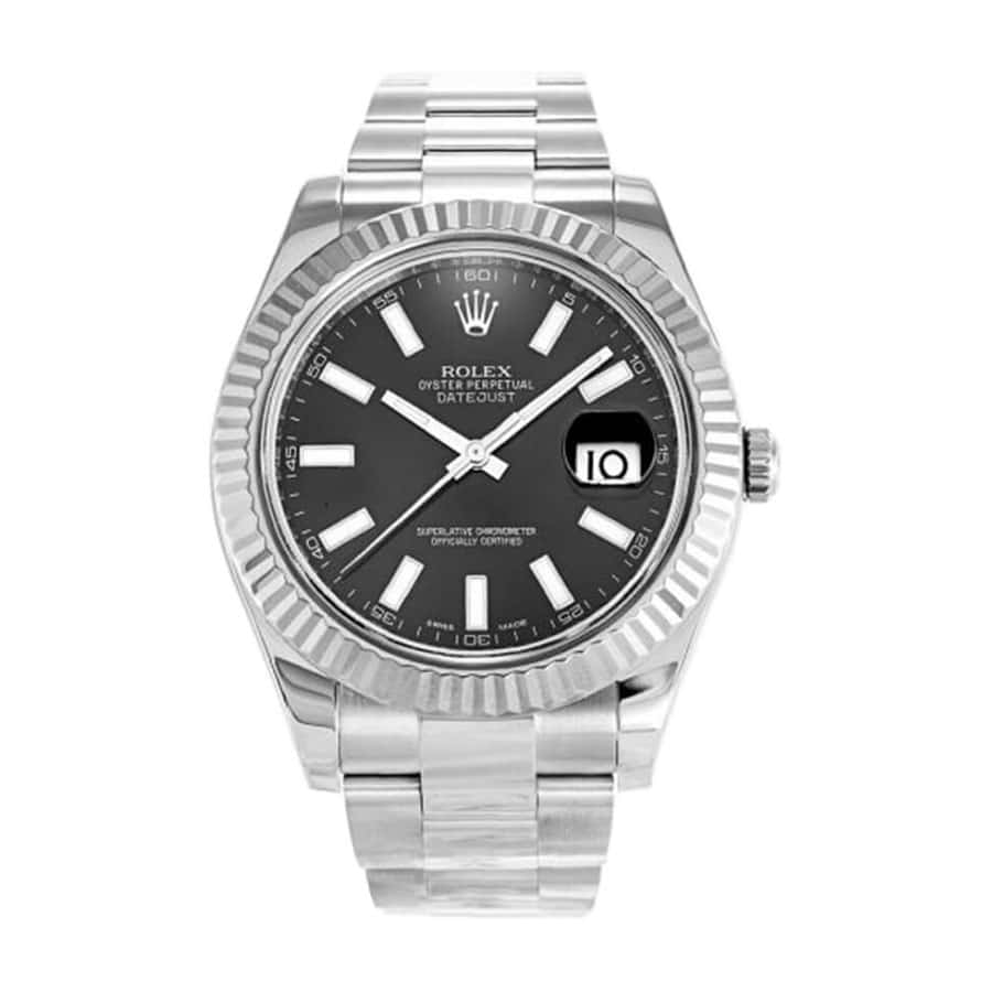 Rolex Datejust 116334BKSO Automatic Black Dial Replica - Top club