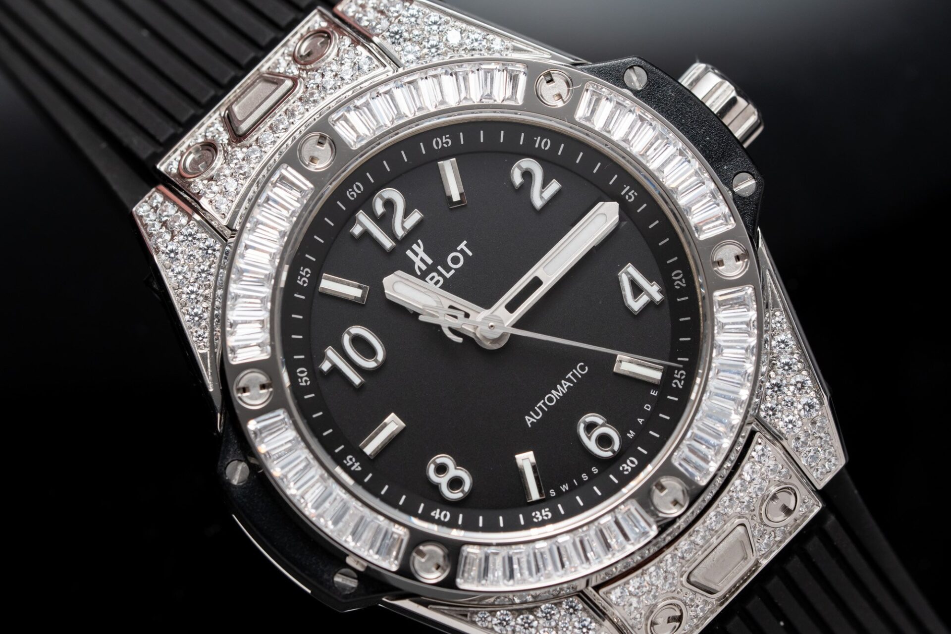 Hublot Replica Watch Big Bang One Click Black Dial Rubber Strap 39mm - Top club