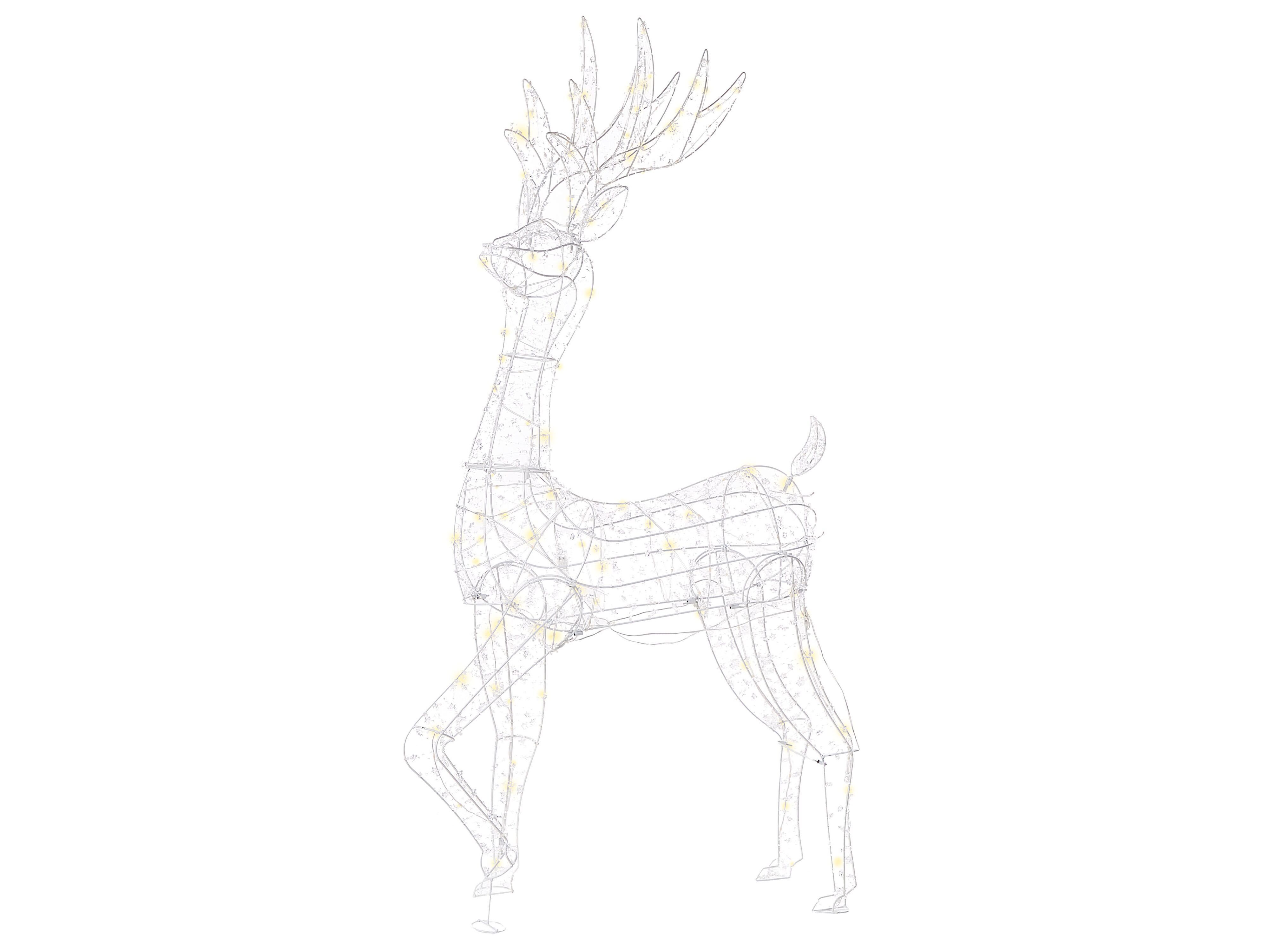 Outdoor Decoration LED HELLA Reindeer 150 cm Silver