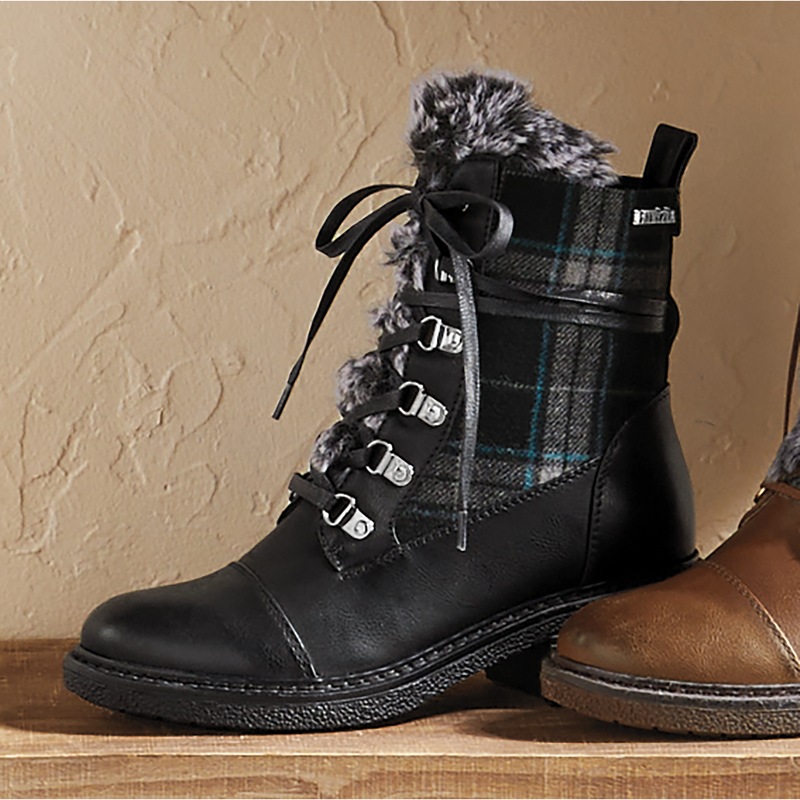 L’Artiste Hilvia-Flany Lace-Up Boot by Spring Step - MIDNIGHT VELVET CATALOG