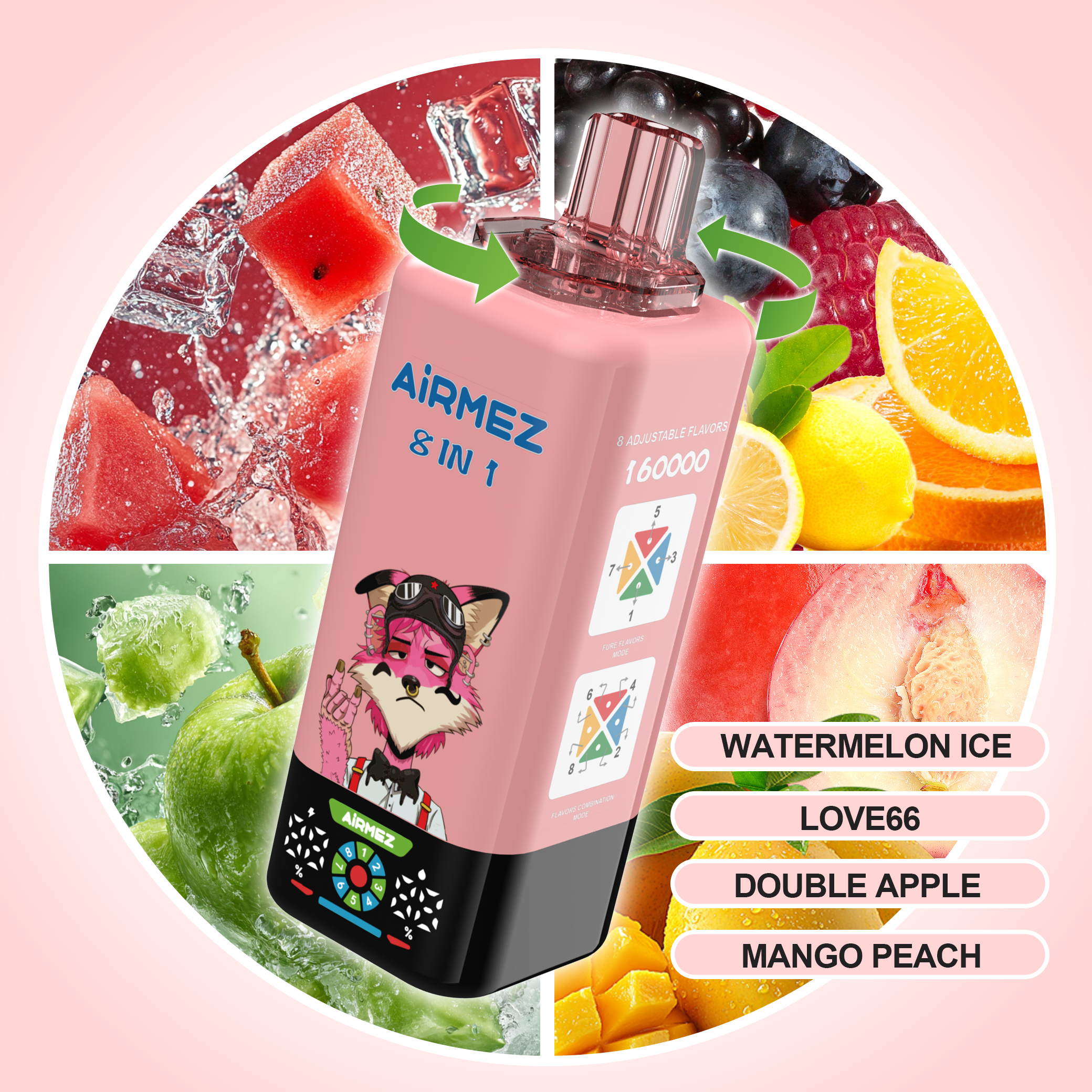 Airmez FOX 8-in-1 160000 Puffs
