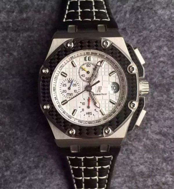 Replica Audemars Piguet JF Royal Oak Offshore Juan Pablo Montoya Titanium White Dial A2226 - Top club
