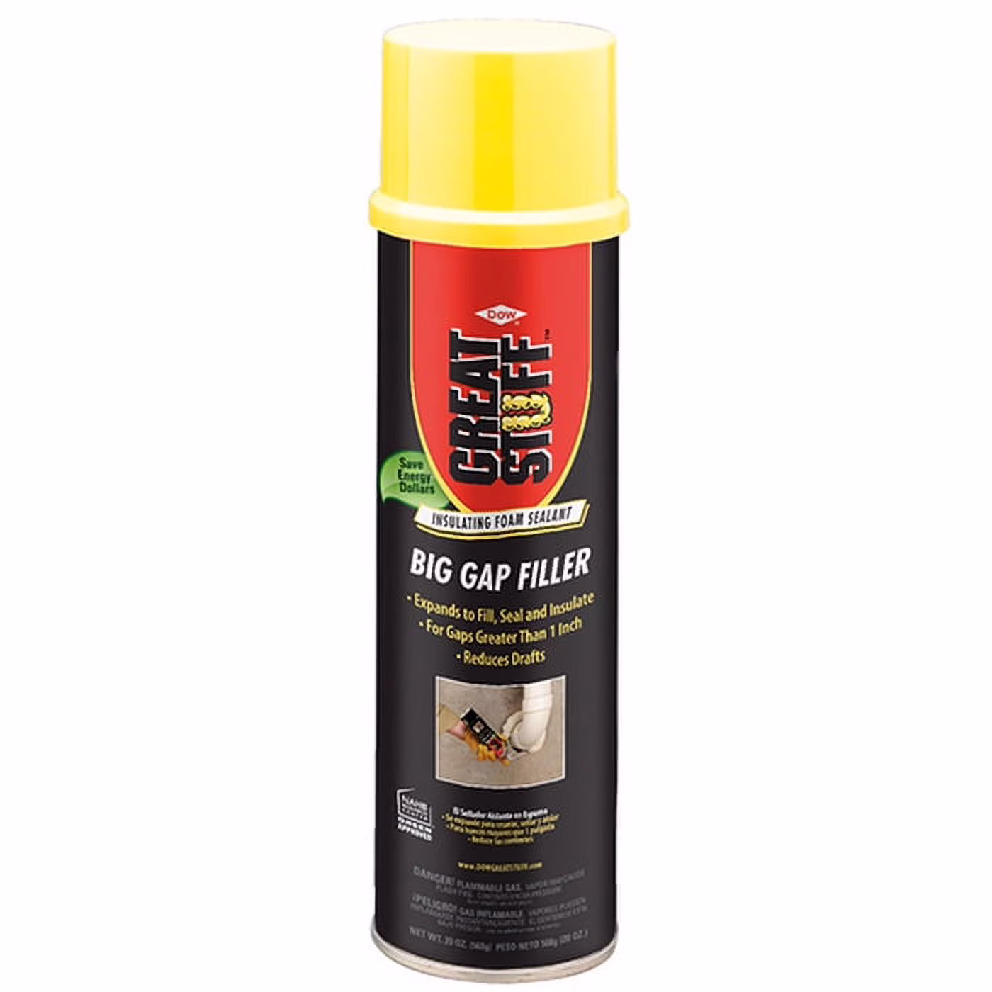 12-Pack of 20 oz Dow 157913 Great Stuff Triple Expanding Insulating Foam Sealant