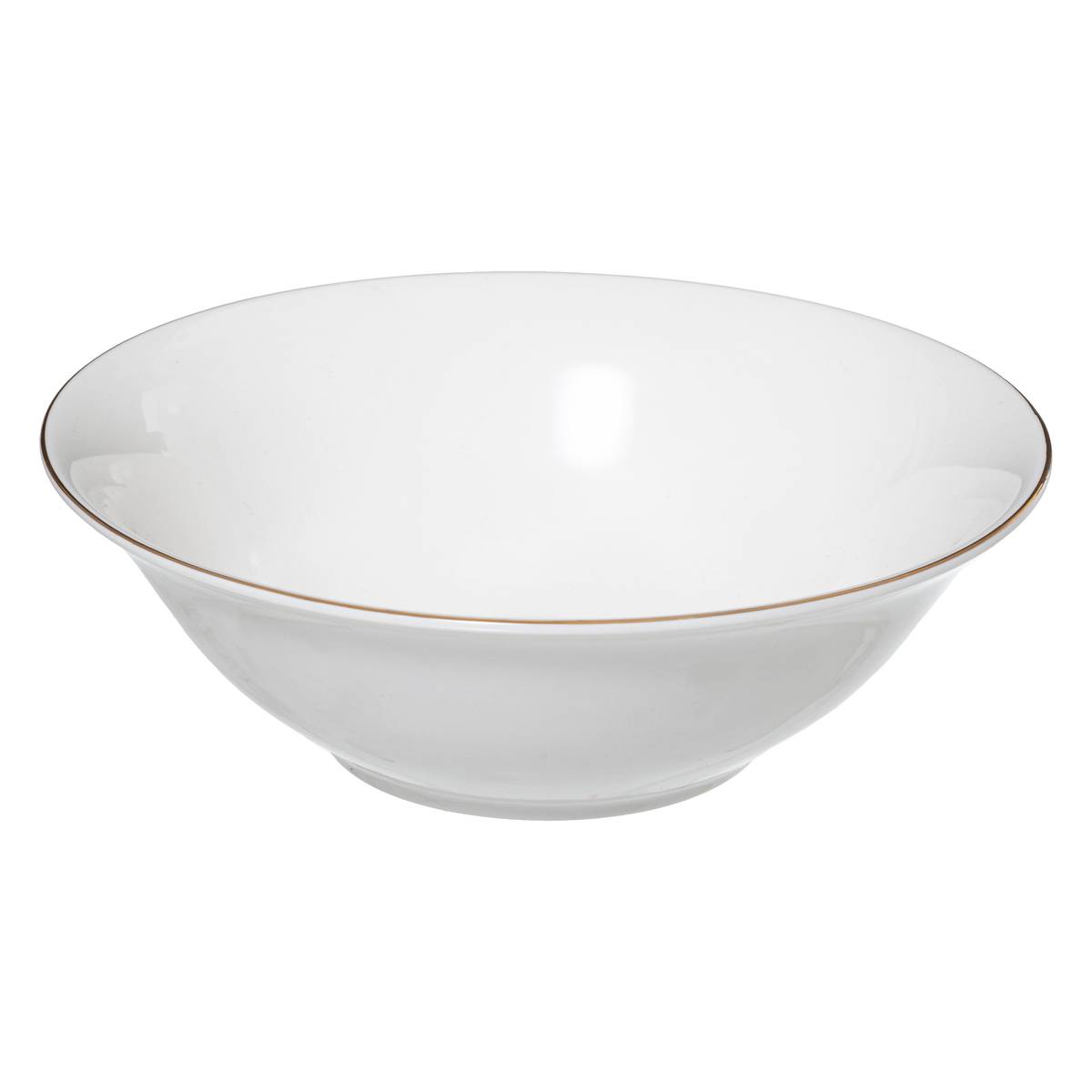 Salad Bowl "Petit Salon" D.22 cm, White