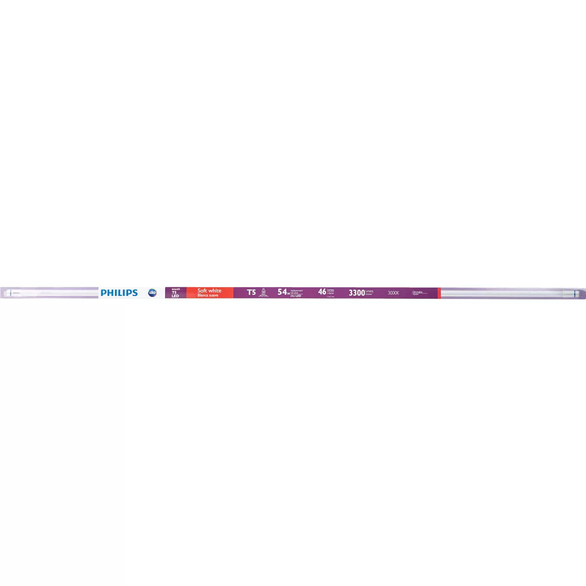 Philips InstantFit 54W Equivalent 46 In. Soft White T5 Mini Bi-Pin LED Tube