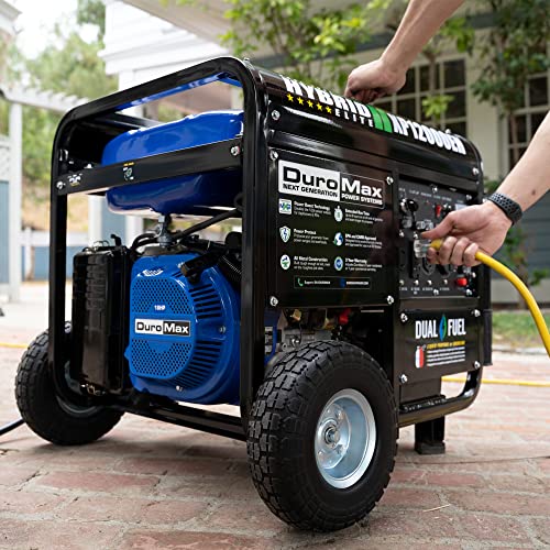 DuroMax Dual Fuel Generator 12,000W Gas/Propane, 457cc 4-Stroke - XP12000EH - Image 5 DuroMax Dual Fuel Generator 12,000W Gas/Propane, 457cc 4-Stroke - XP12000EH - Image 5