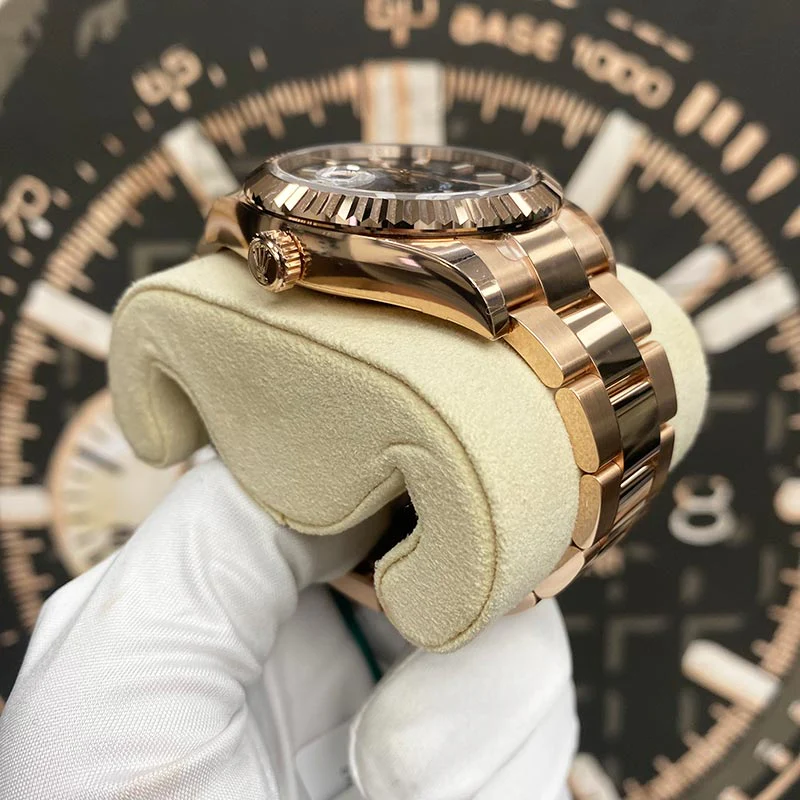 Sky-Dweller 18k Everose Gold Men's Watch 336935-0001(1:1 replica) - Top club
