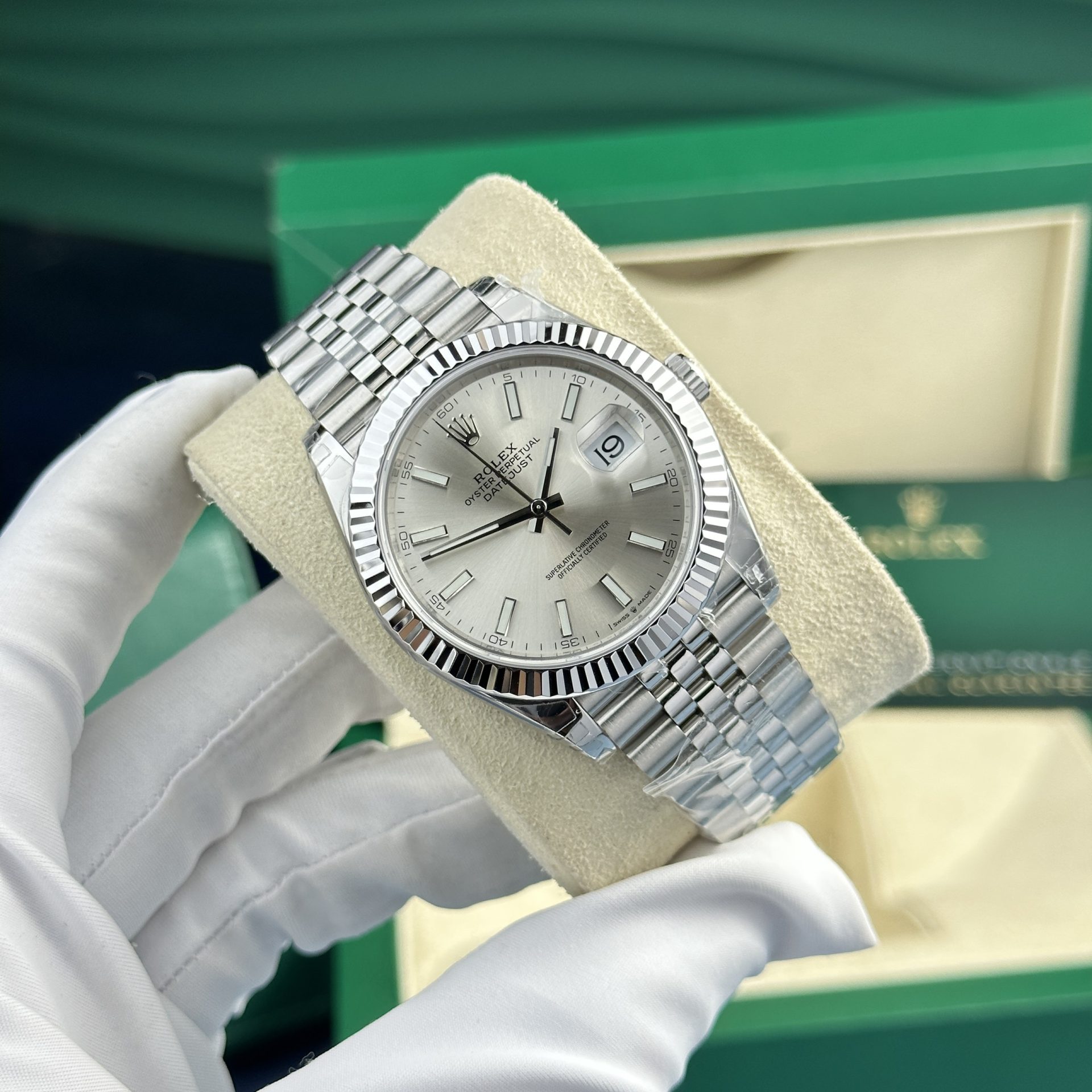 Rolex Replica Watches DateJust 126334 Silver Dial VS Factory 41mm - Top club