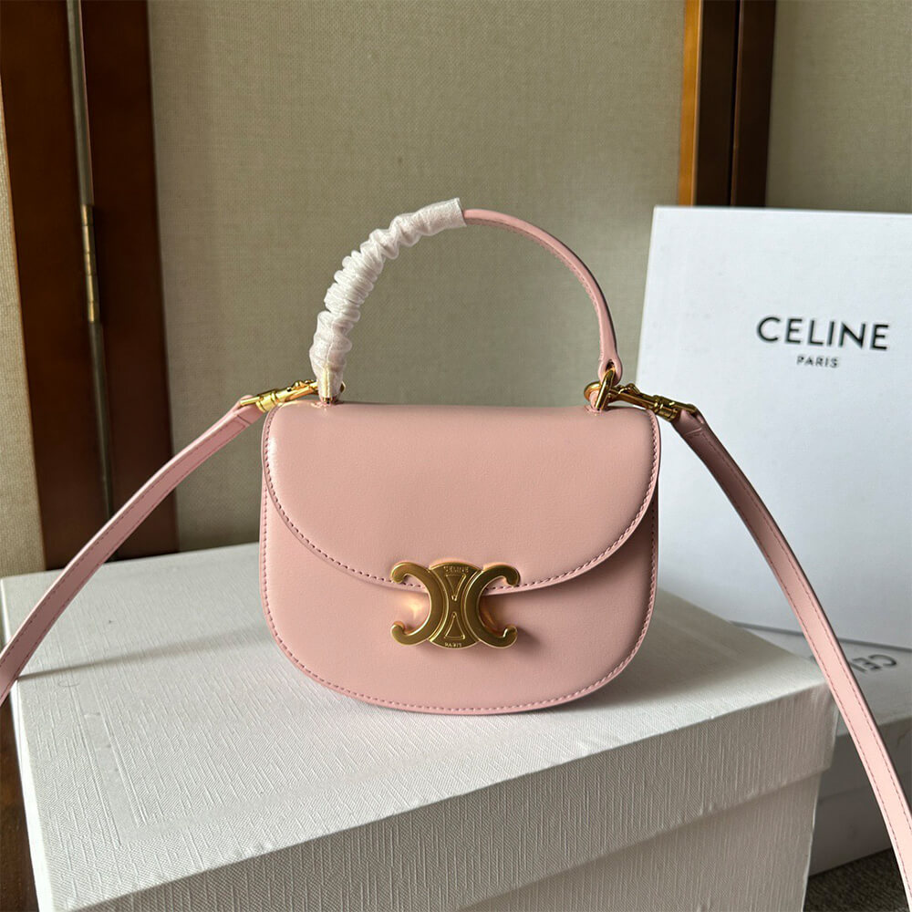 Celine MINI BESACE CLEA in Shiny Calfskin(HIGH-END GRADE)1:1High-quality replica