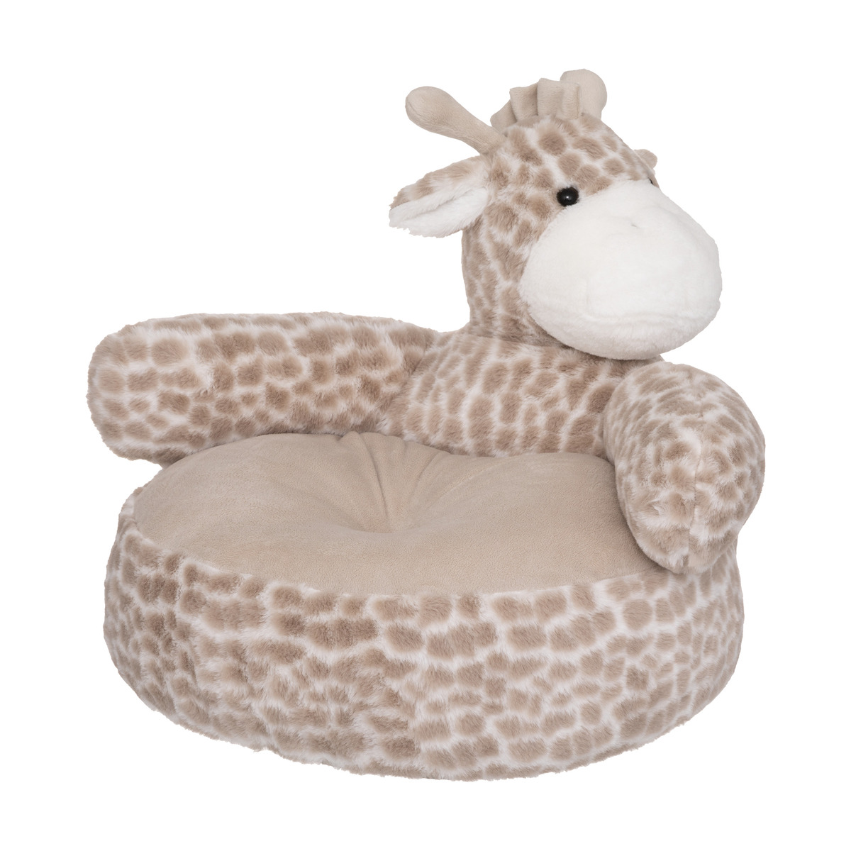 Kids armchair "Giraffe" Beige and White