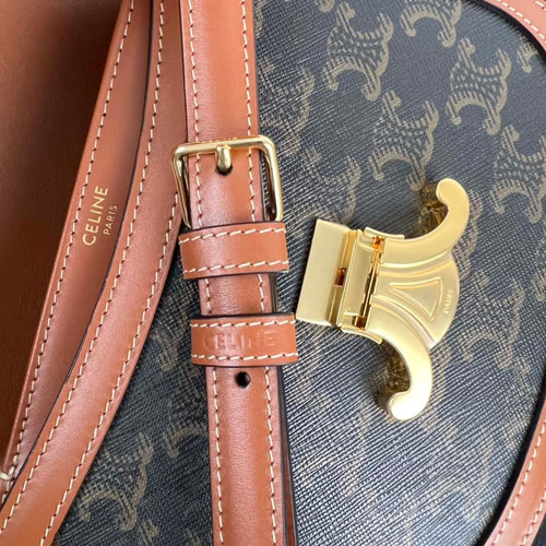 CELINE TEEN BESACE TRIOMRHE Logo Printed Handbag RepLadies bags1:1High-quality replica