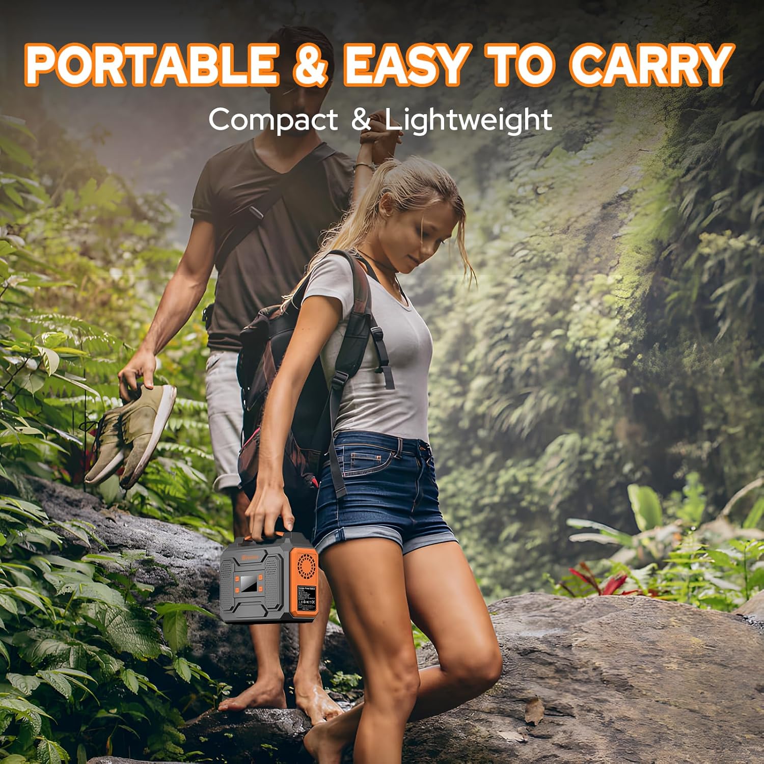 ZeroKor Solar Generator Kit 300W With 40W Solar Panel And 110V AC Outlet - Image 5 ZeroKor Solar Generator Kit 300W With 40W Solar Panel And 110V AC Outlet - Image 5