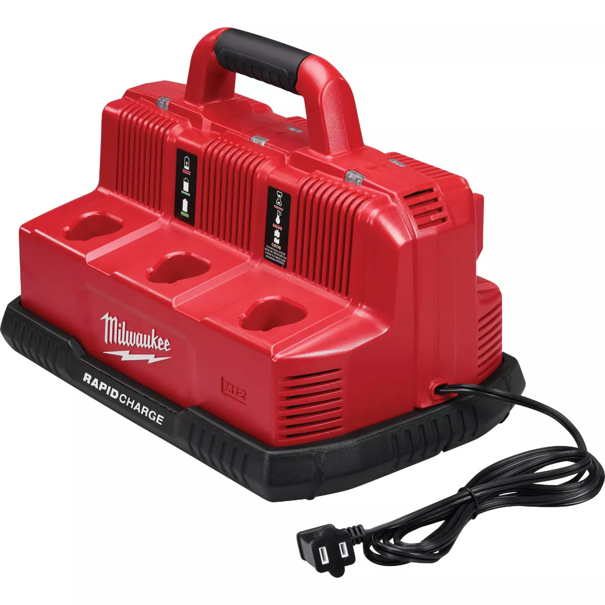 Milwaukee M12/M18 Lithium-Ion Multi-Voltage 6-Port Sequential Rapid Battery Charge Station