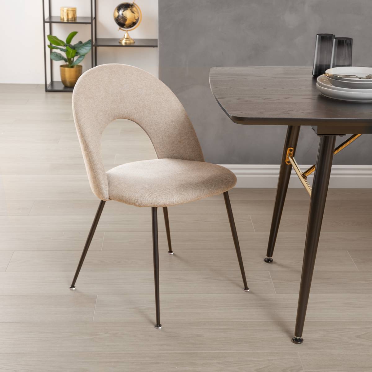 Chair "Raven" Beige, 1 seat