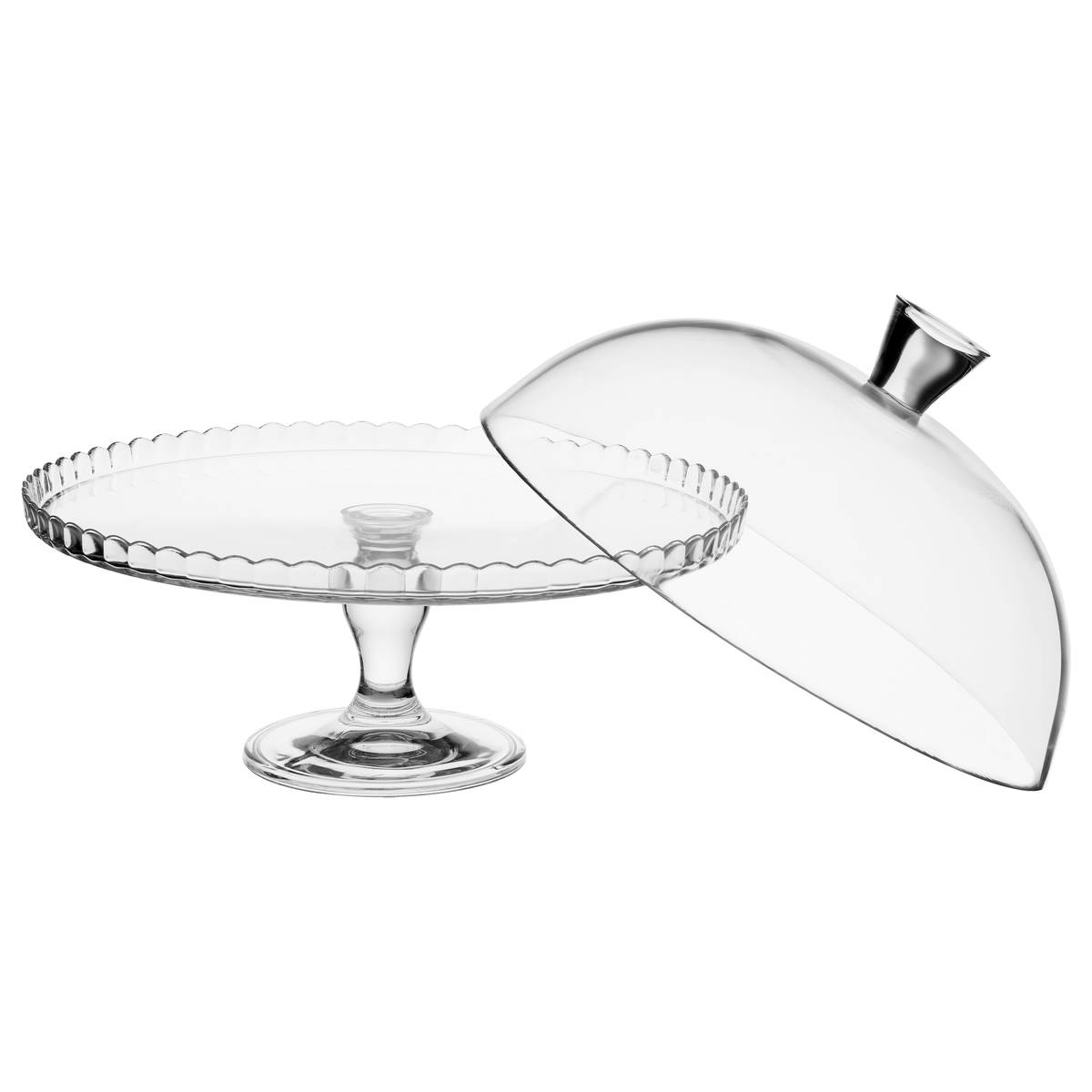 Cake stand "Lara" D.32.2 cm, Transparent