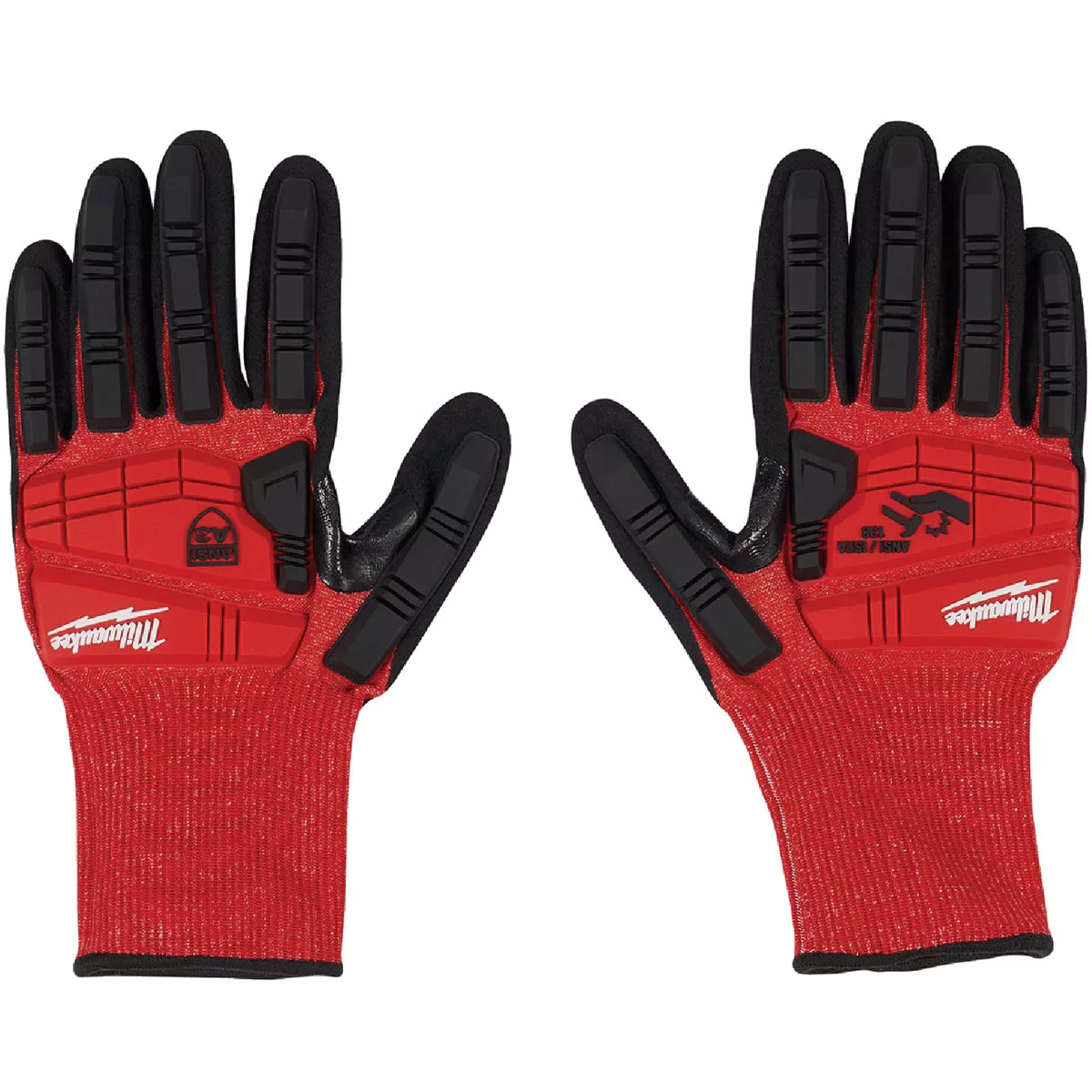 Milwaukee Impact Cut Level 3 Medium Unisex Nitrile Dipped Work Gloves