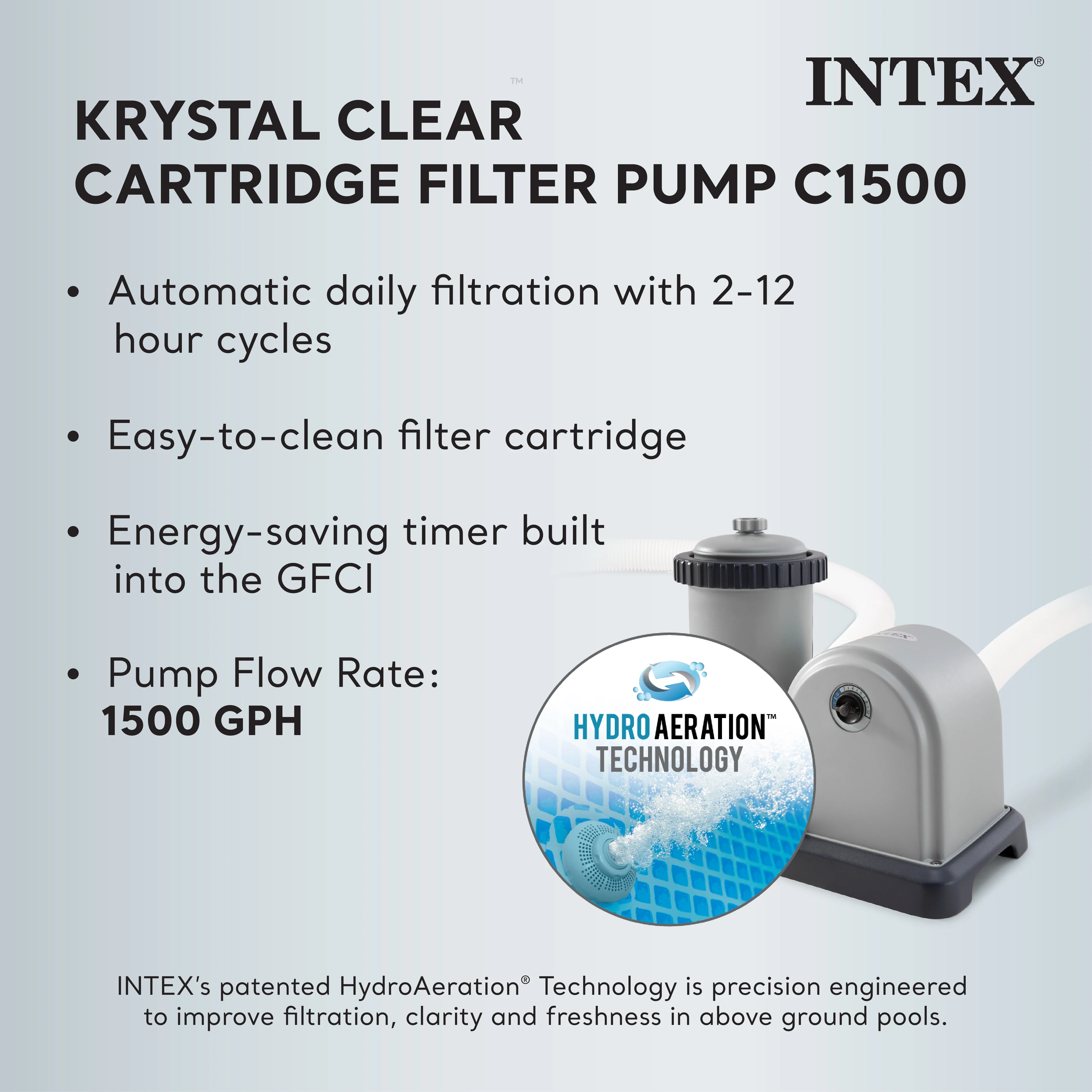 Intex 26719EH 14ft x 42in Prism Frame Above Ground Swimming Pool with Pump - Image 16