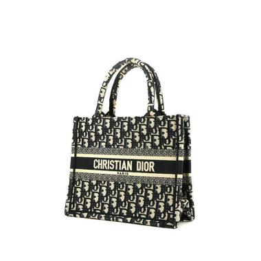 Dior Book Tote small model shopping bag in blue monogram canvas Oblique