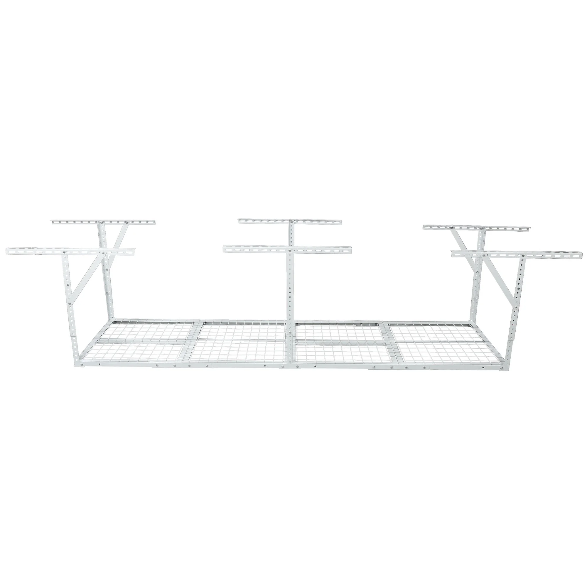 2x8FT Overhead Garage Storage Rack,Adjustable Storage Organization System,Heavy Duty Metal Garage Ceiling Storage Racks,450lbs Weight Capacity - Image 12