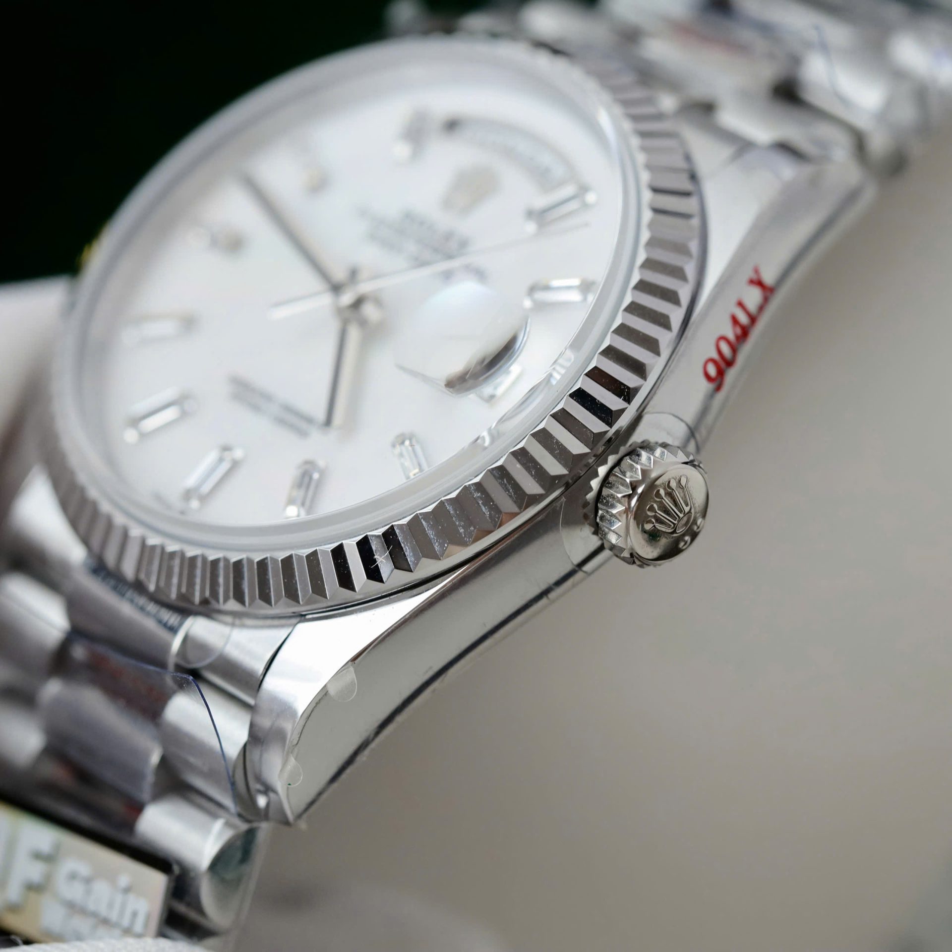 Rolex Day-Date 128236 MOP Dial Copies Watches Weight 158gram QF Factory 36mm - Elite Watch Atelier