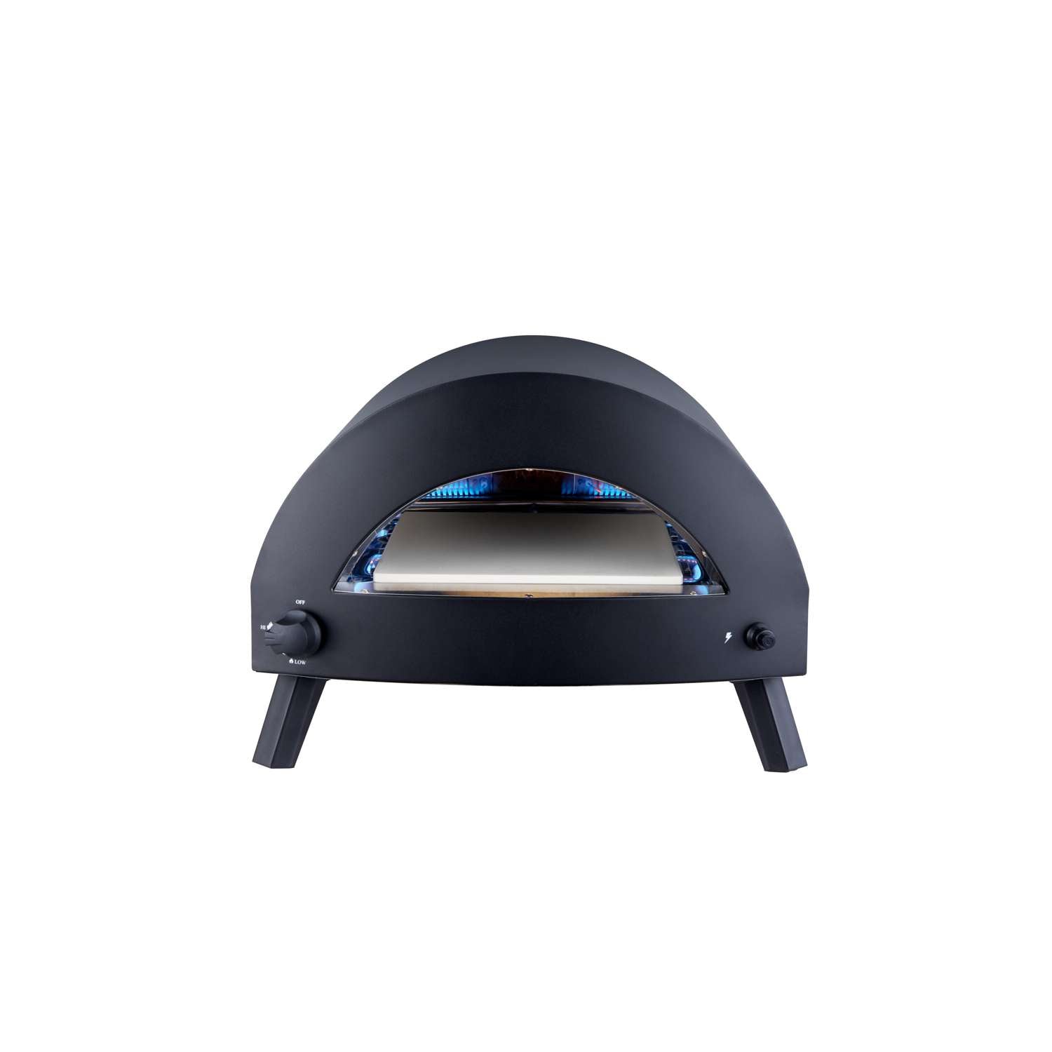 Venture Home Bukom Pizzaoven 52 x 40 x 54,5 - Zwart