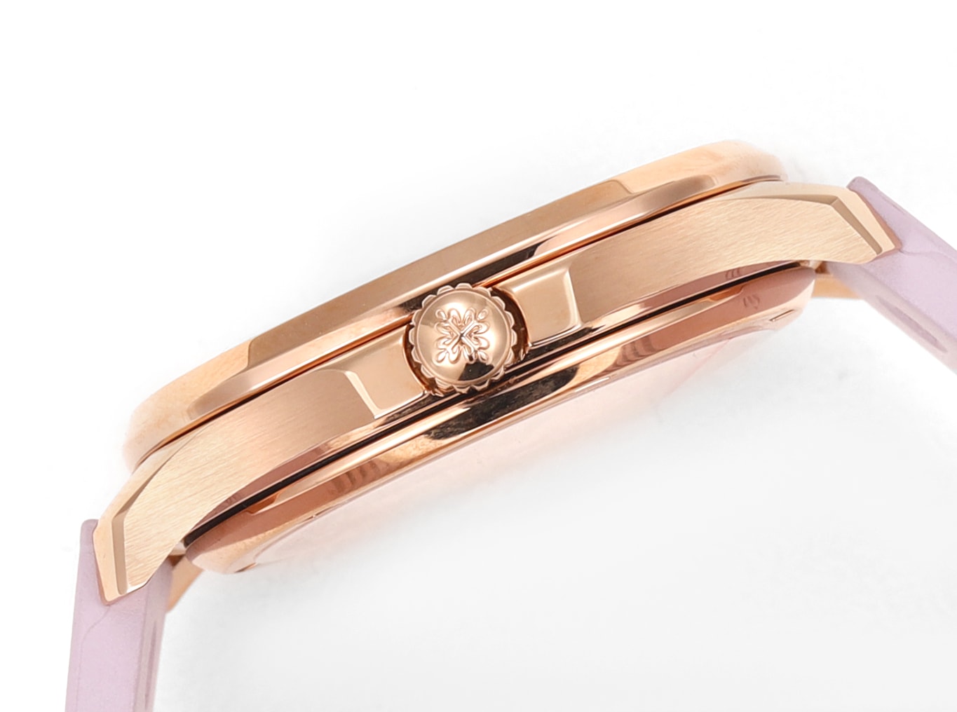 Fake Patek Philippe Replica Watch Aquanaut Luce Haute Joaillerie Rose Gold Diamonds Mother of Pearl Beige Diamond Dial 5072R-001 TC(1:1 replica) - Top club