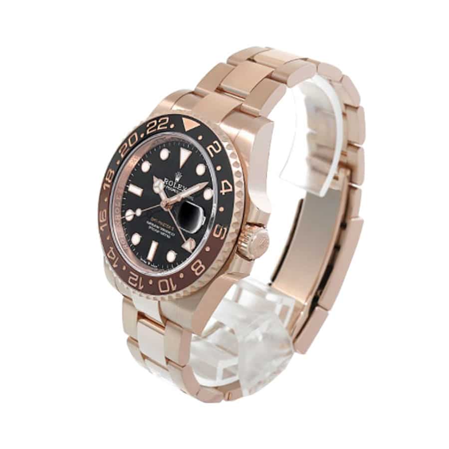 Rolex GMT-Master II 126715CHNR-0001 Rose Gold Automatic Black Dial Oyster Replica - Top club