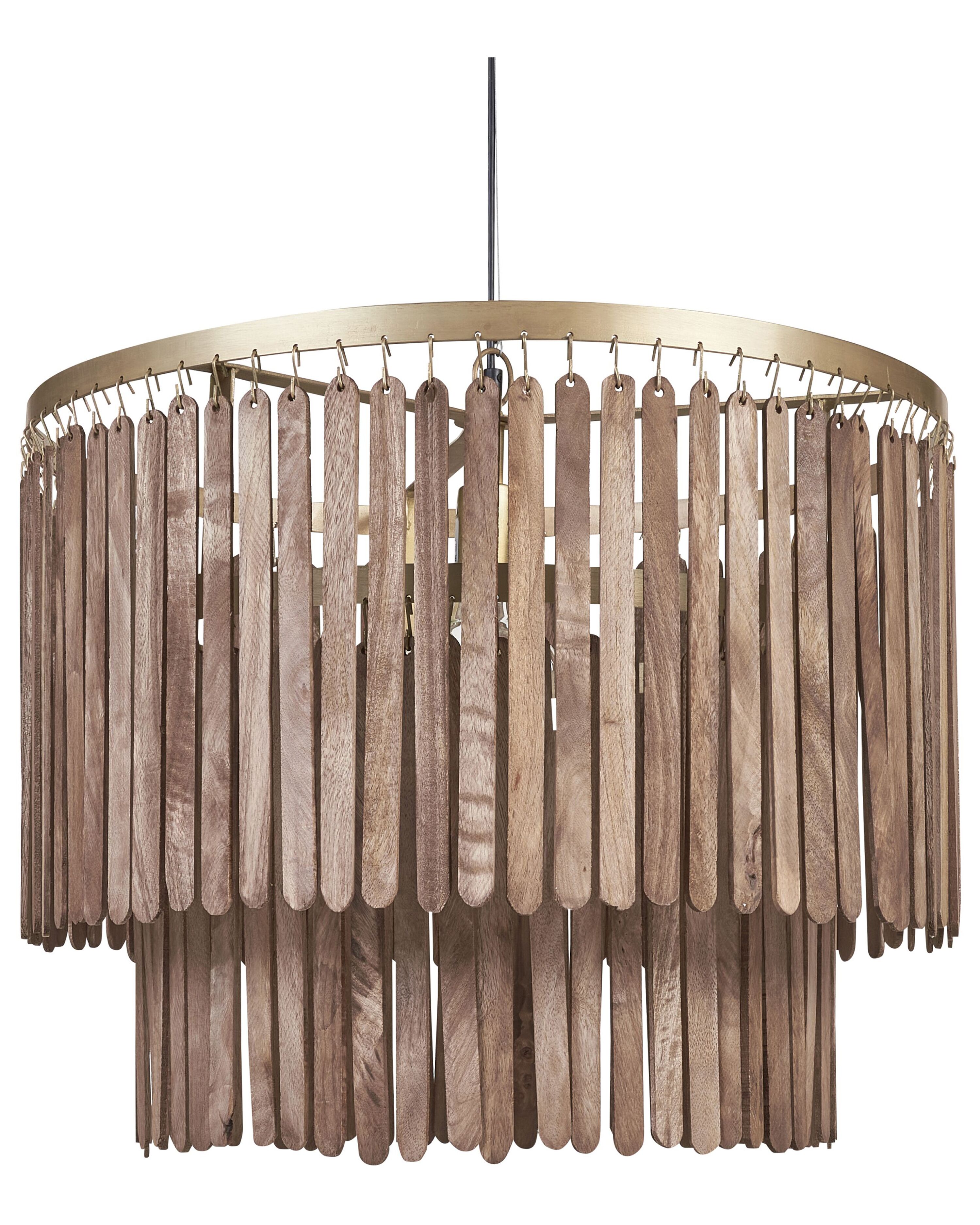 Pendant Lamp KAVERI Mango Wood Brown