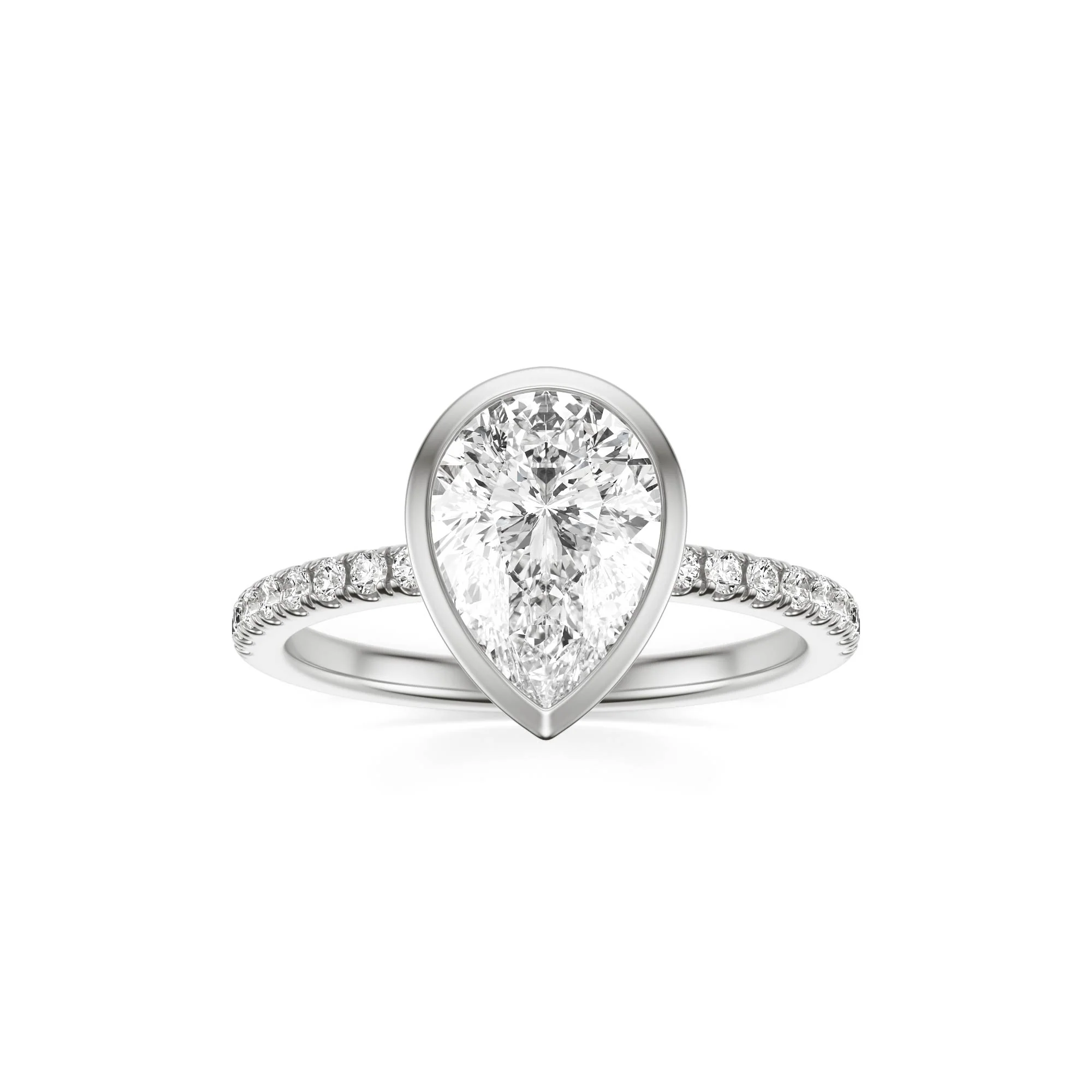 The Pear Bezel Pavé