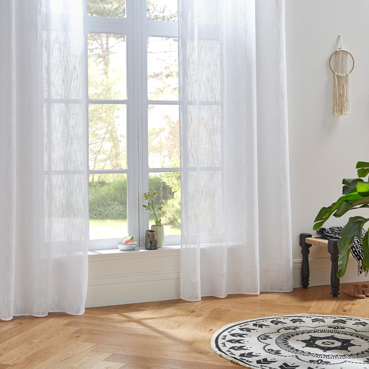 Sheer curtain "Alton" White, 140x240 cm