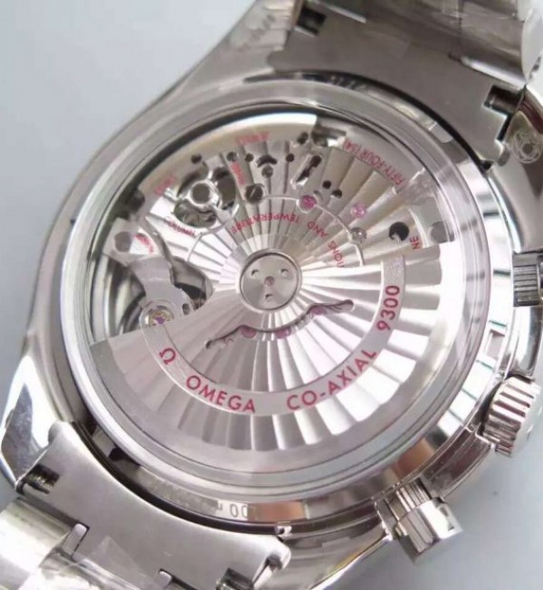Replica Omega Speedmaster Moonwatch Chrono Dark Side Of The Moon SS Bracelet A9300 - Top club