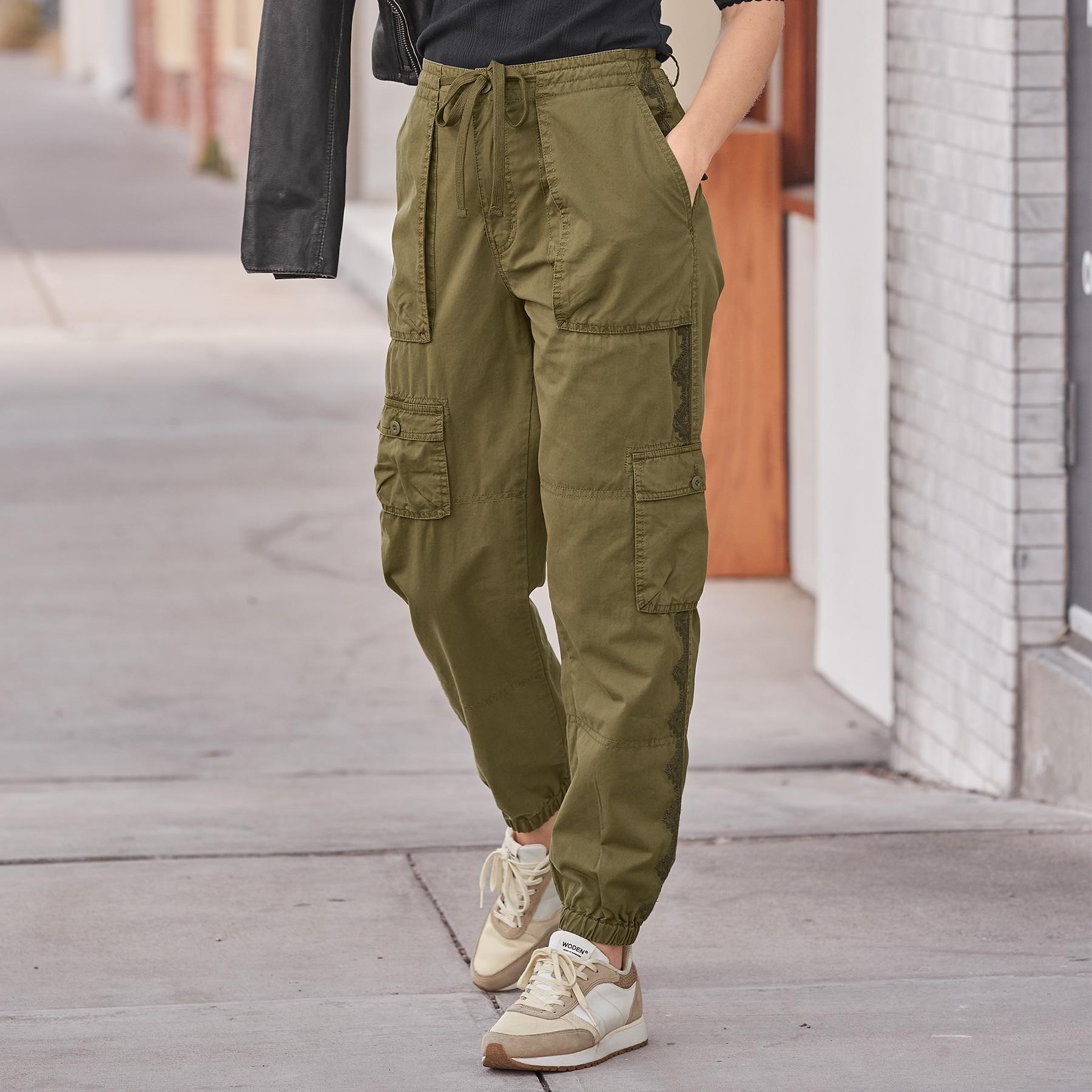 Geostitch Joggers, Petite - Sundance Clothing