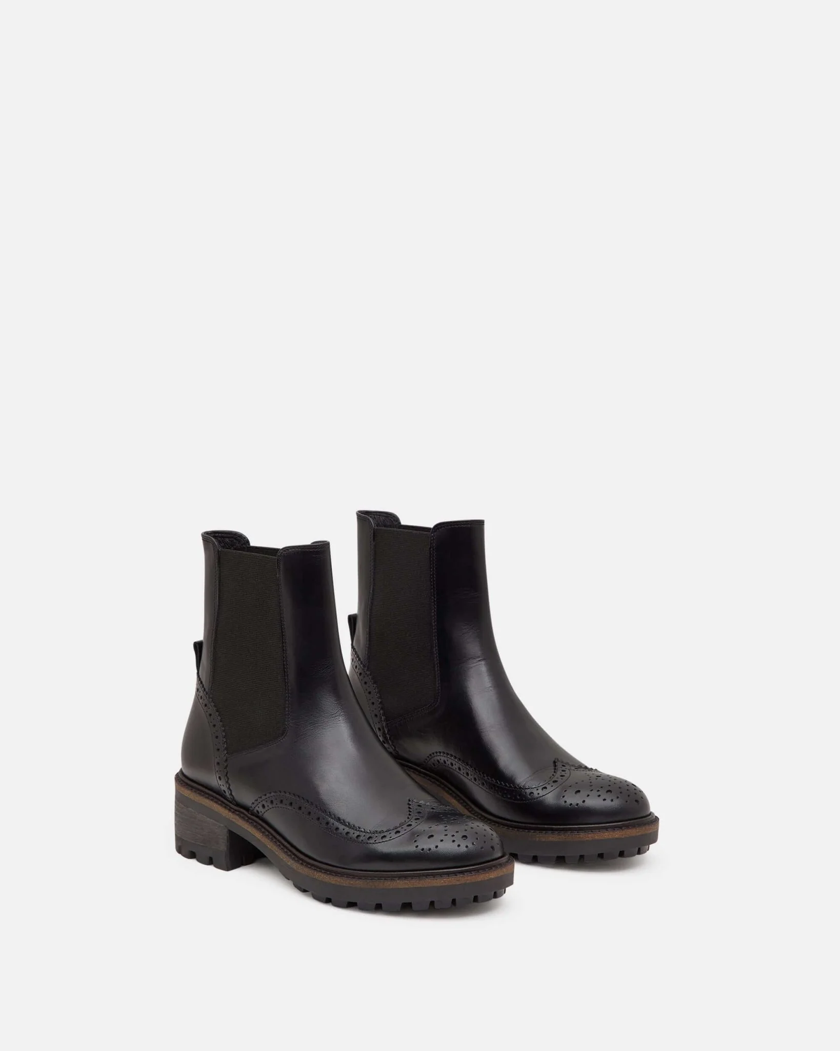 BOTTINES ESTELLA/LIS NOIR - Bottines en cuir noir