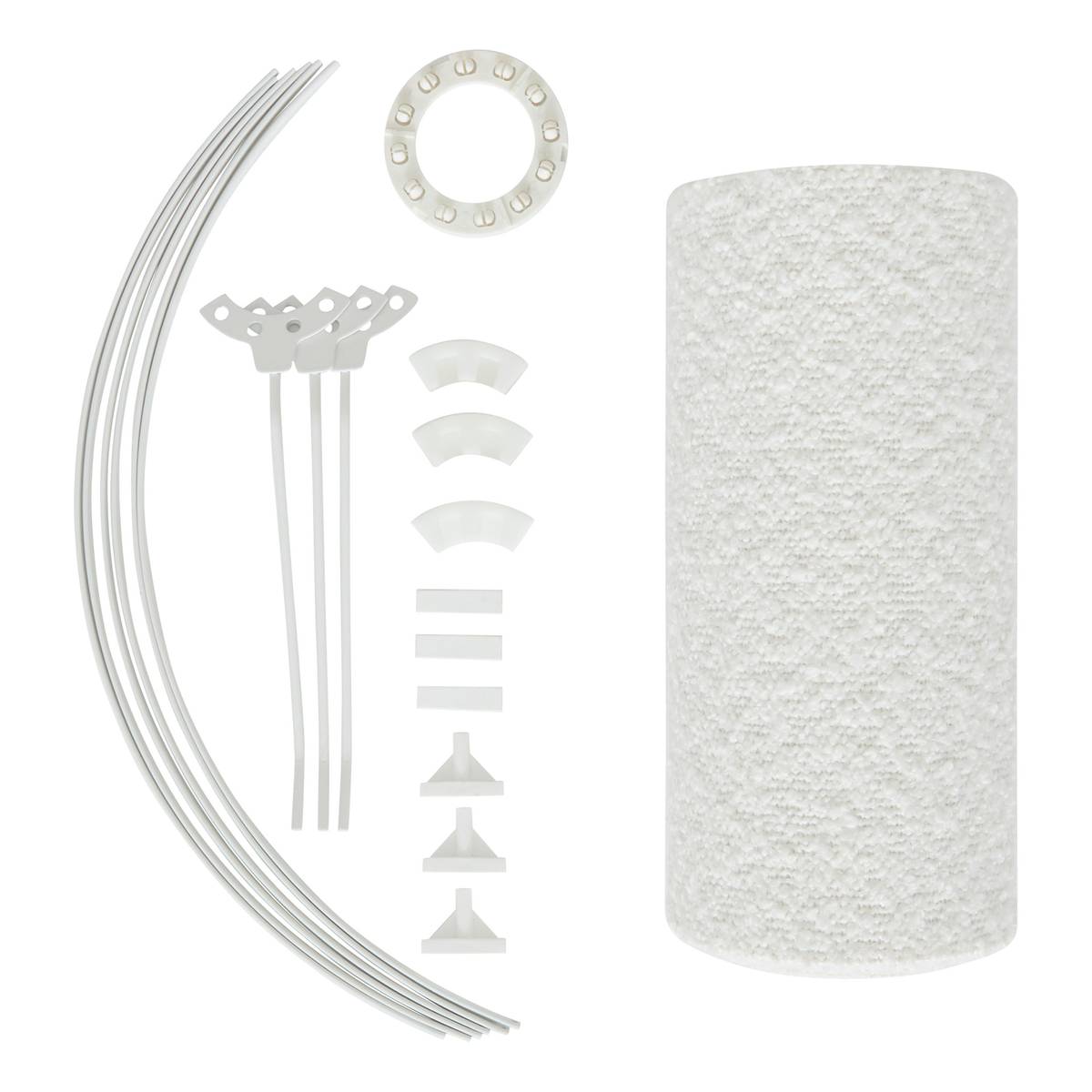 Lampshade "Beline" White, D.40 cm