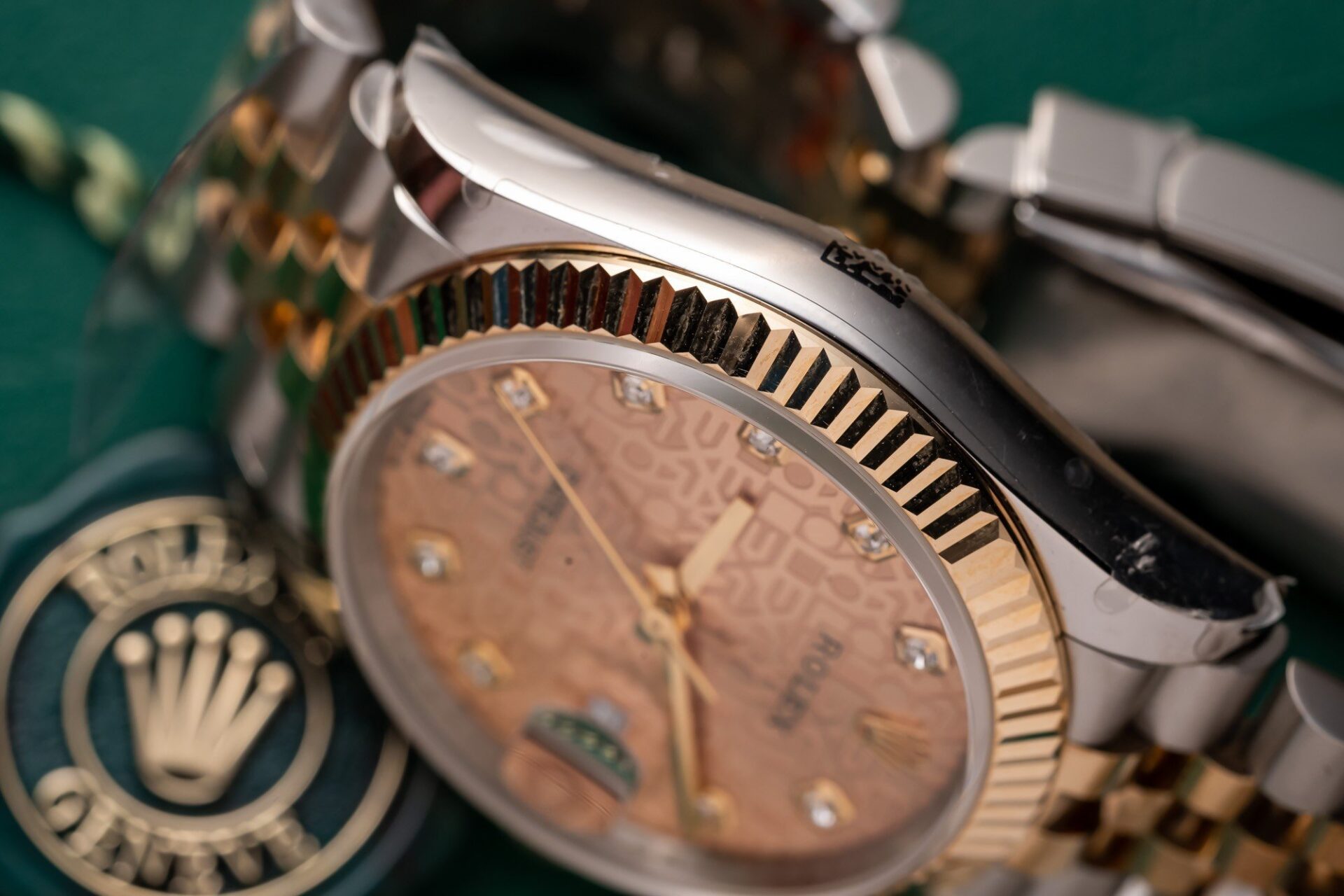 Rolex DateJust Replica Watch Gold Wrapped Fluted Dial GM Factory 36mm - Elite Watch Atelier