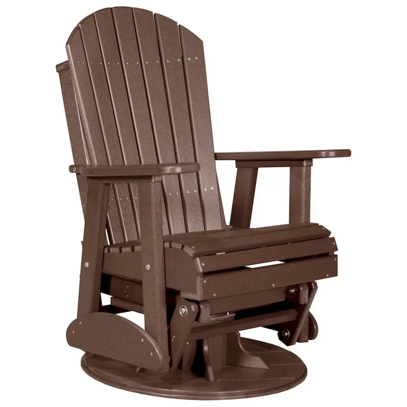 Poly Lumber Adirondack Swivel Glider Chair - 30W x 28D x 44H - Image 20 Poly Lumber Adirondack Swivel Glider Chair - 30W x 28D x 44H - Image 20