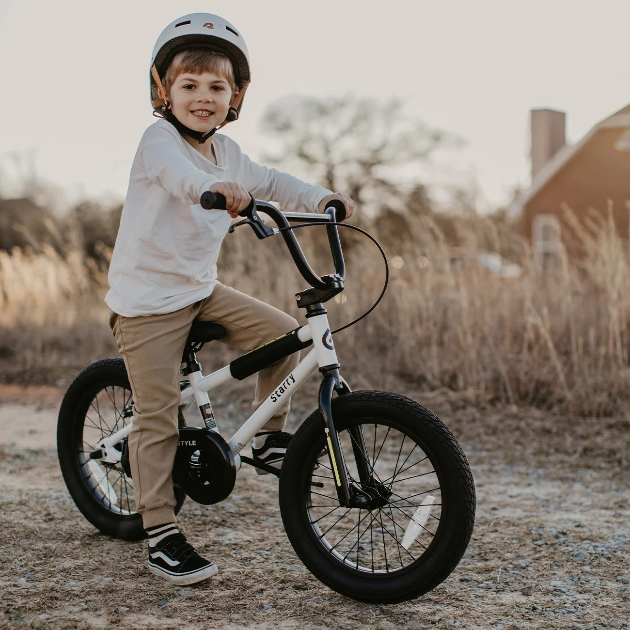 Glerc 14 Inch Little Kids Bike BMX Style Bicycle with Training Wheels Coaster Brake for 3 4 5 Years Old Boys Girls, Blue - Image 29