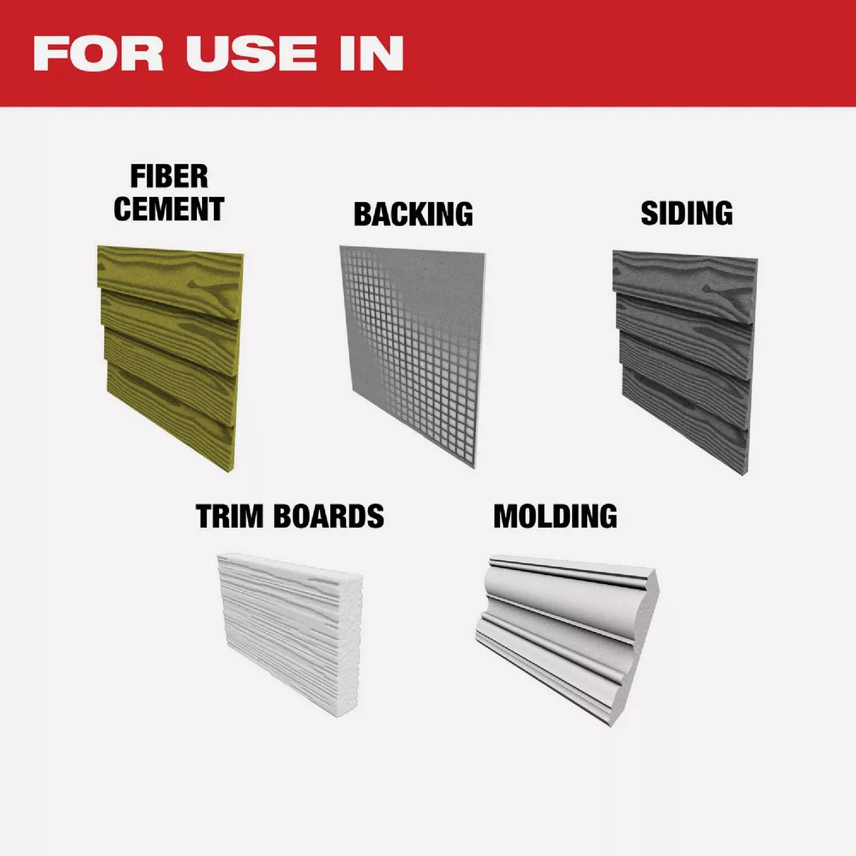 Milwaukee 6-1/2 In. 4-Tooth PCD Fiber Cement Track Saw Blade