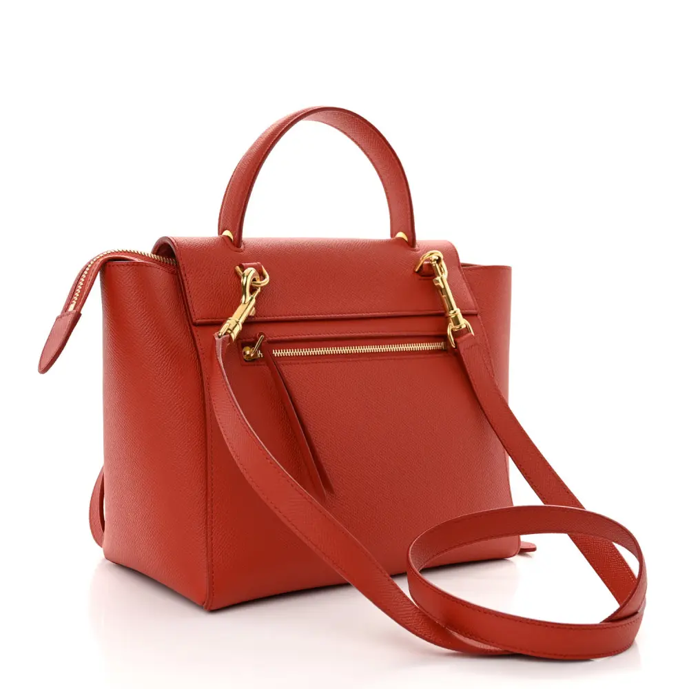 Replica Handbags – Celine Fox Red Micro Belt Bag Review1:1High-quality replica