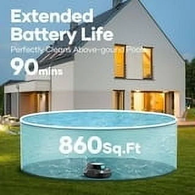 Aiper Scuba SE Cordless Pool Vacuum Robotic Cleaner for Flat Above Ground Pools - Image 5