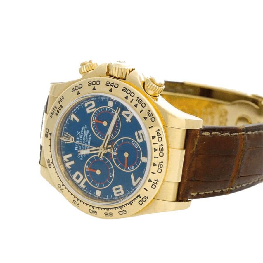 Rolex Daytona Cosmograph 116518 Blur Dial Replica - Elite Watch Atelier