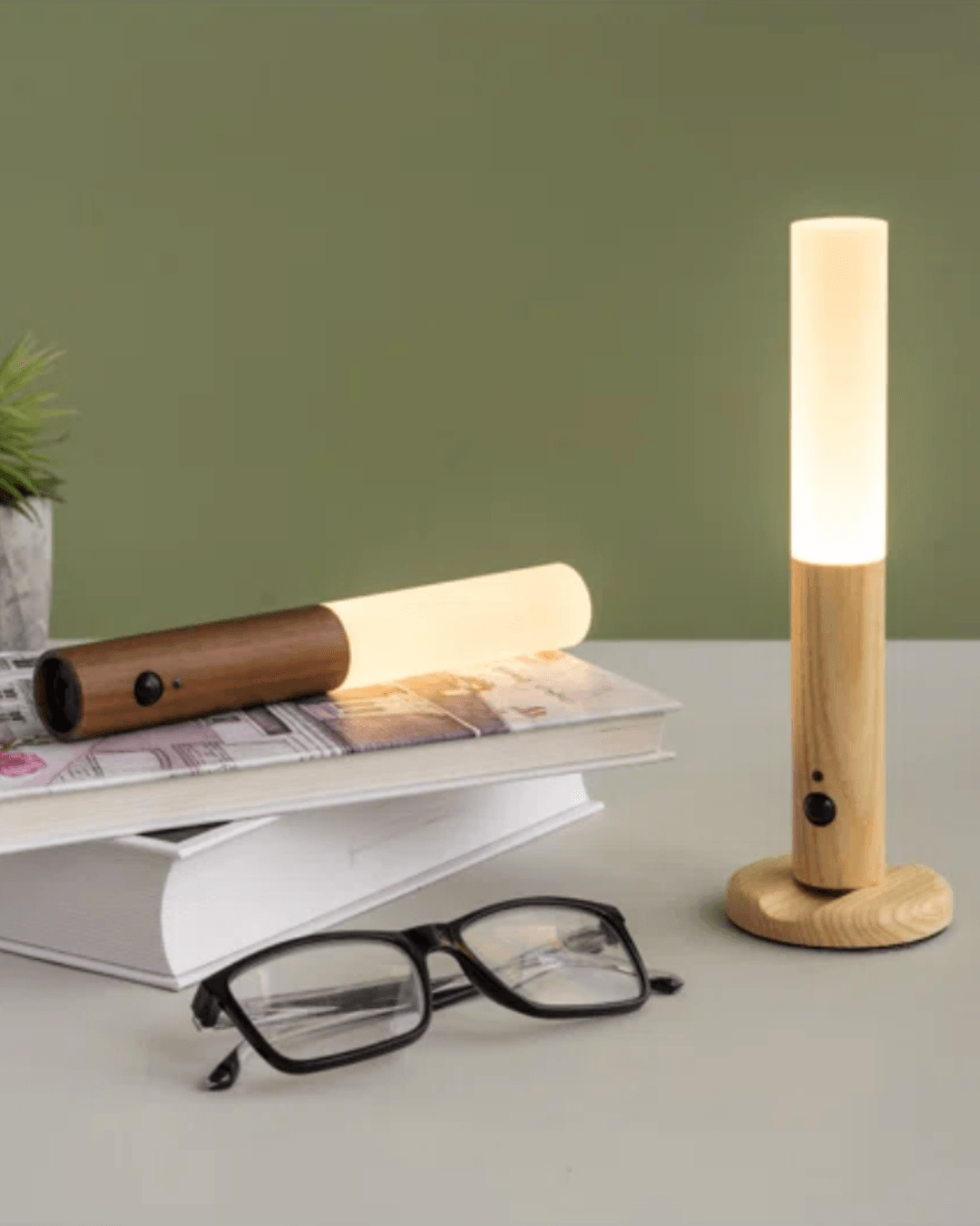 ElvarGlow – Draadloze Wandlamp met Bewegingssensor en Oplaadbare Batterij