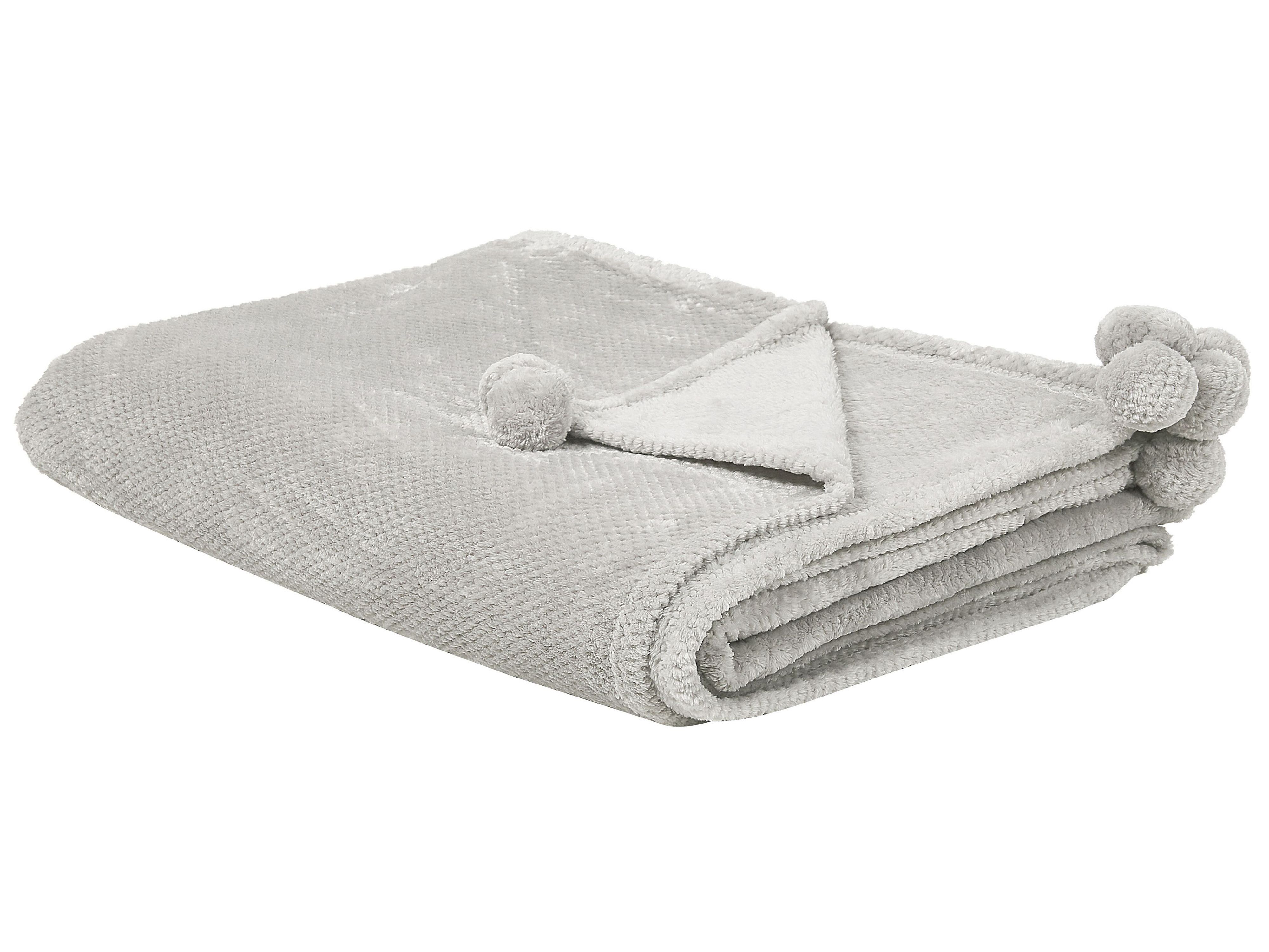 Blanket SAITLER 200 x 220 cm Light Grey