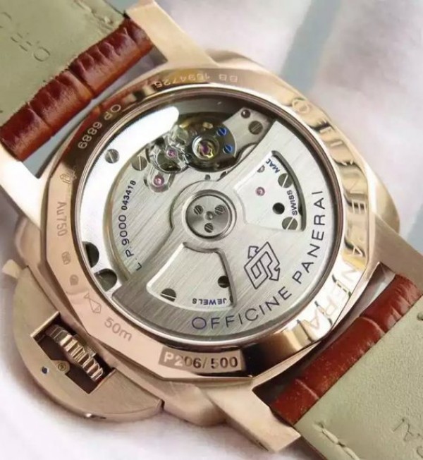 Replica Panerai ZF PAM393 Ladies RG Leather Strap P9000 - Top club