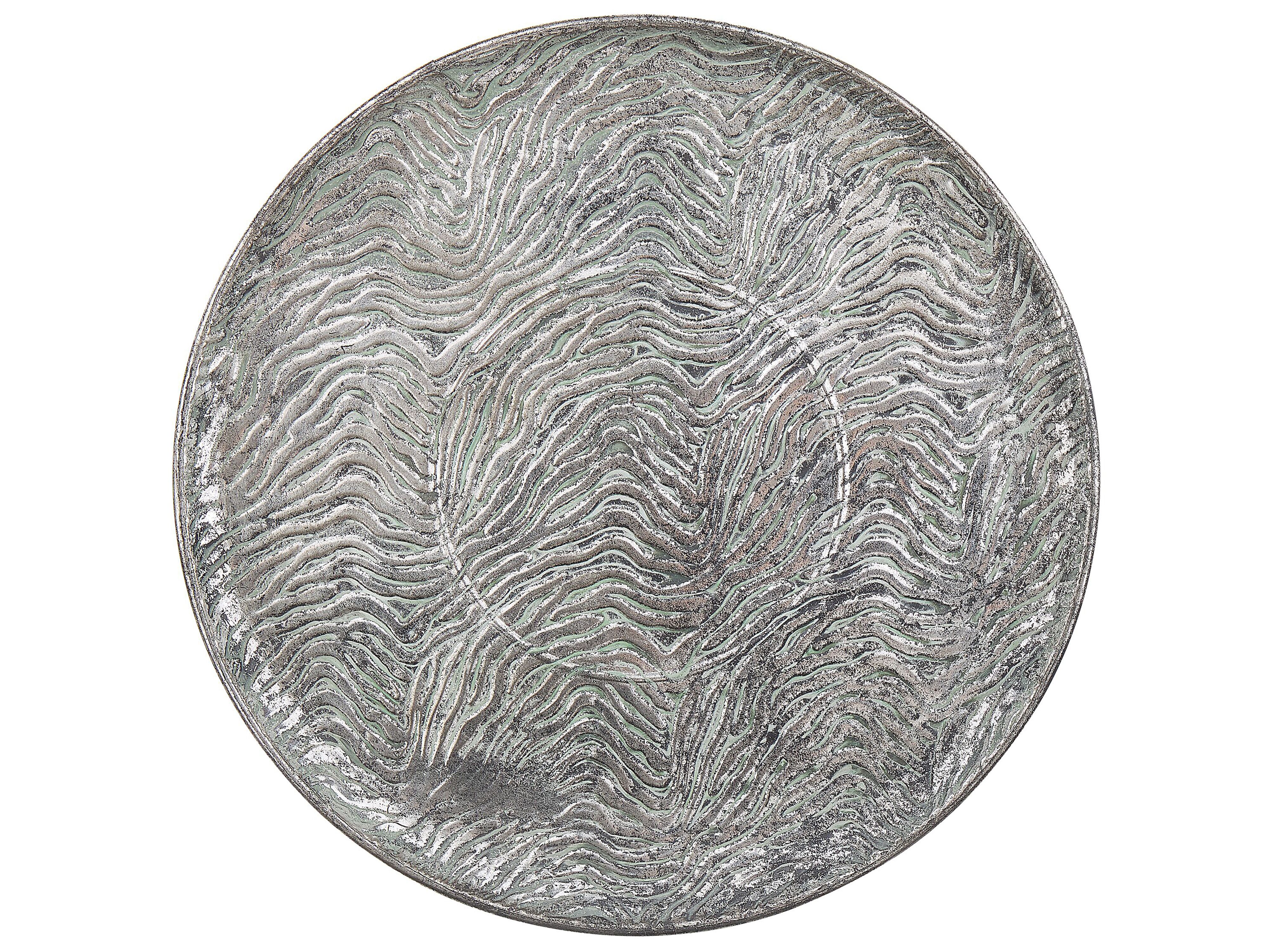 Decorative Tray KITNOS Metal Silver