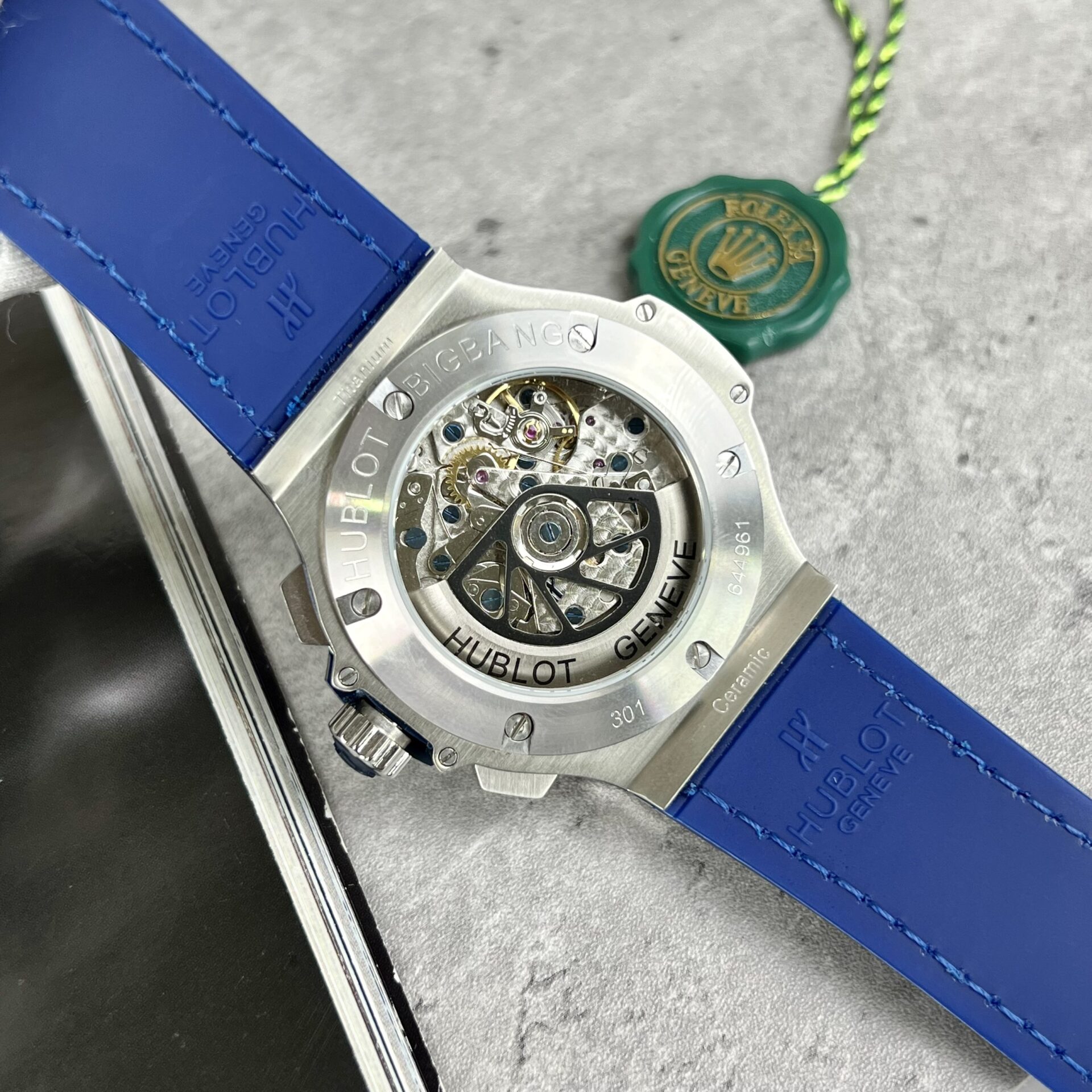 Hublot Replica 11 Watch Big Bang Chronograph Titanium Blue 44mm - Top club