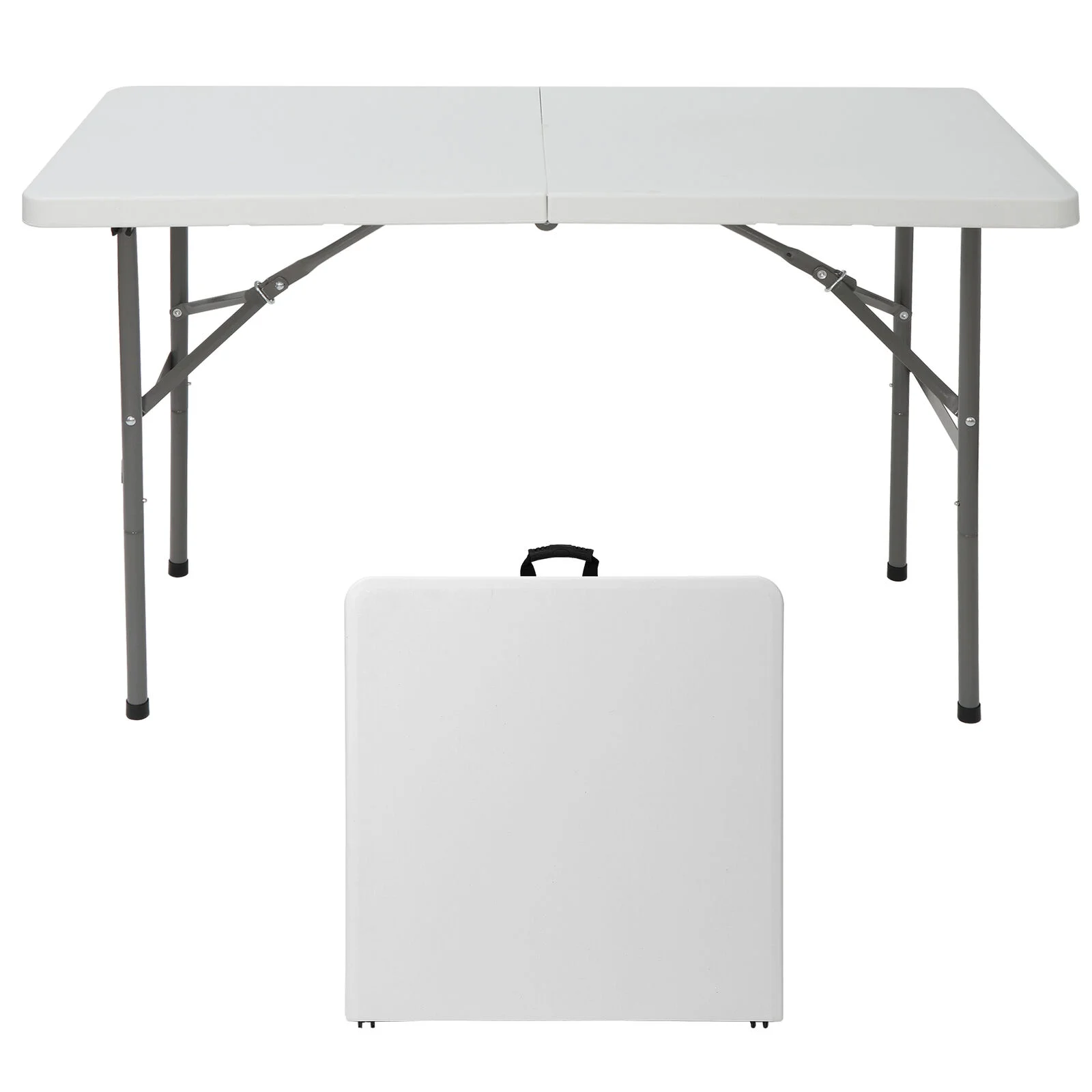HXYHJ 3/4/6/8 FT Plastic Folding Tables - Ultra - Portable, Durable for Indoor & Outdoor Use - Ideal for Picnics, Camping, Parties and More-6 FT - Image 13