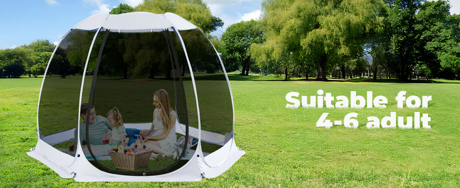pop up screen house